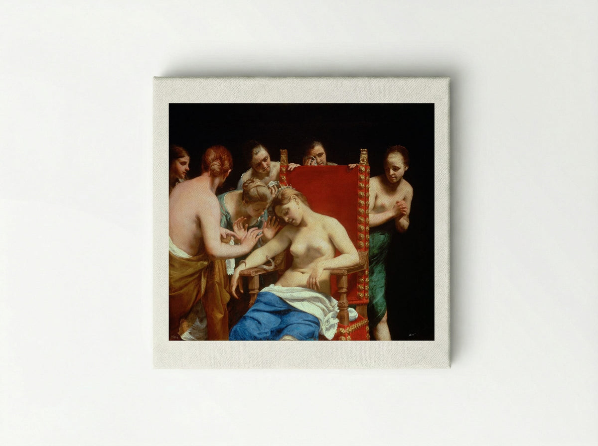 The Death of Cleopatra - Guido Cagnacci - Canvas