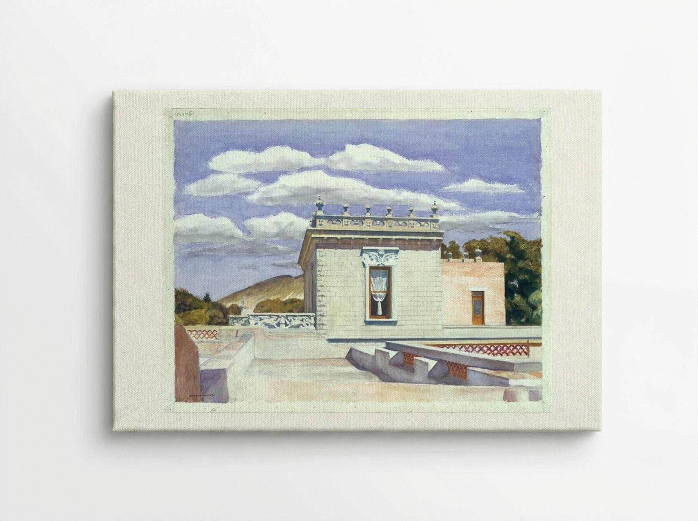 Saltillo Mansion - Edward Hopper - Canvas