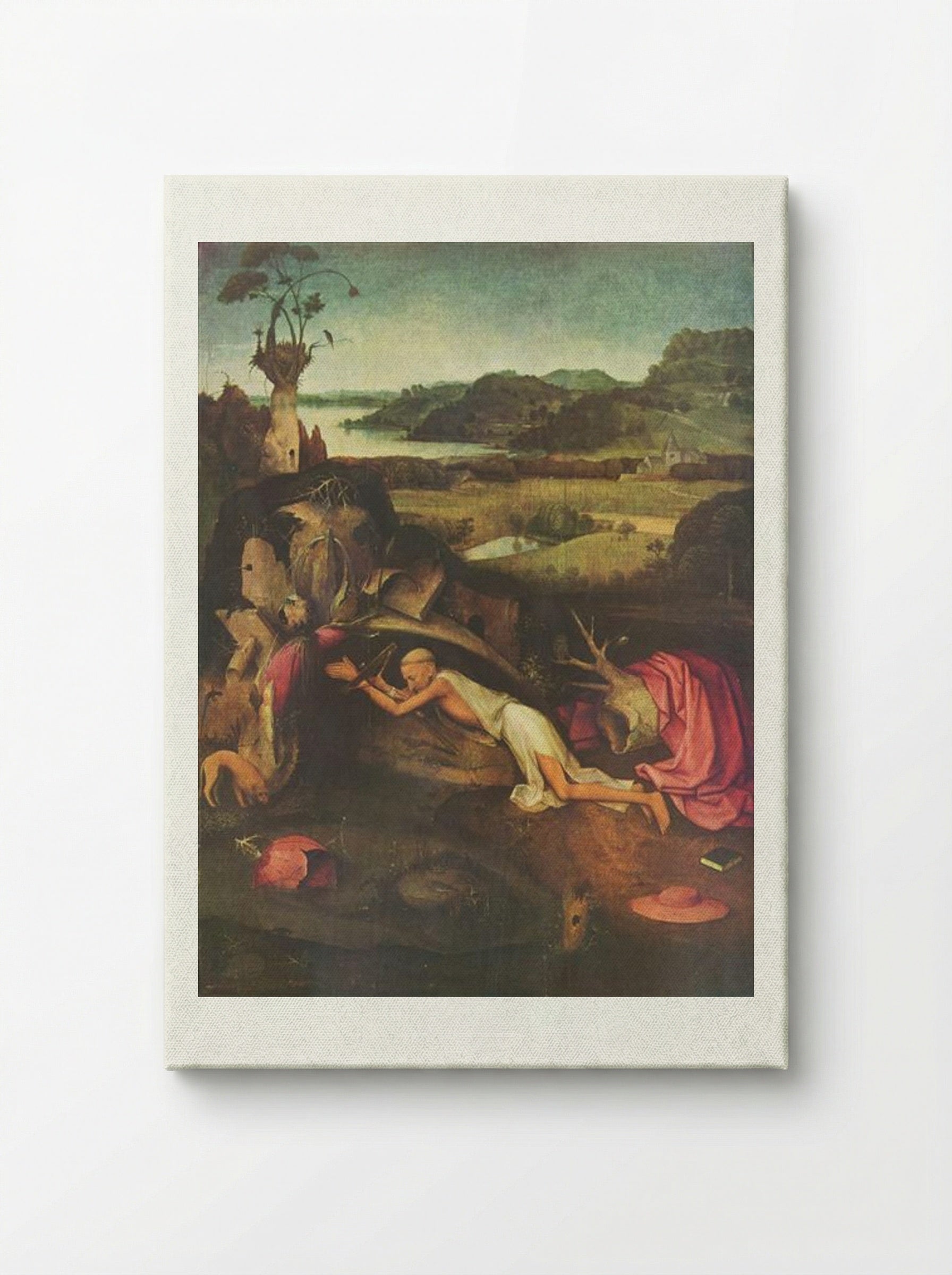 St. Jerome at Prayer - Hieronymus Bosch - Canvas