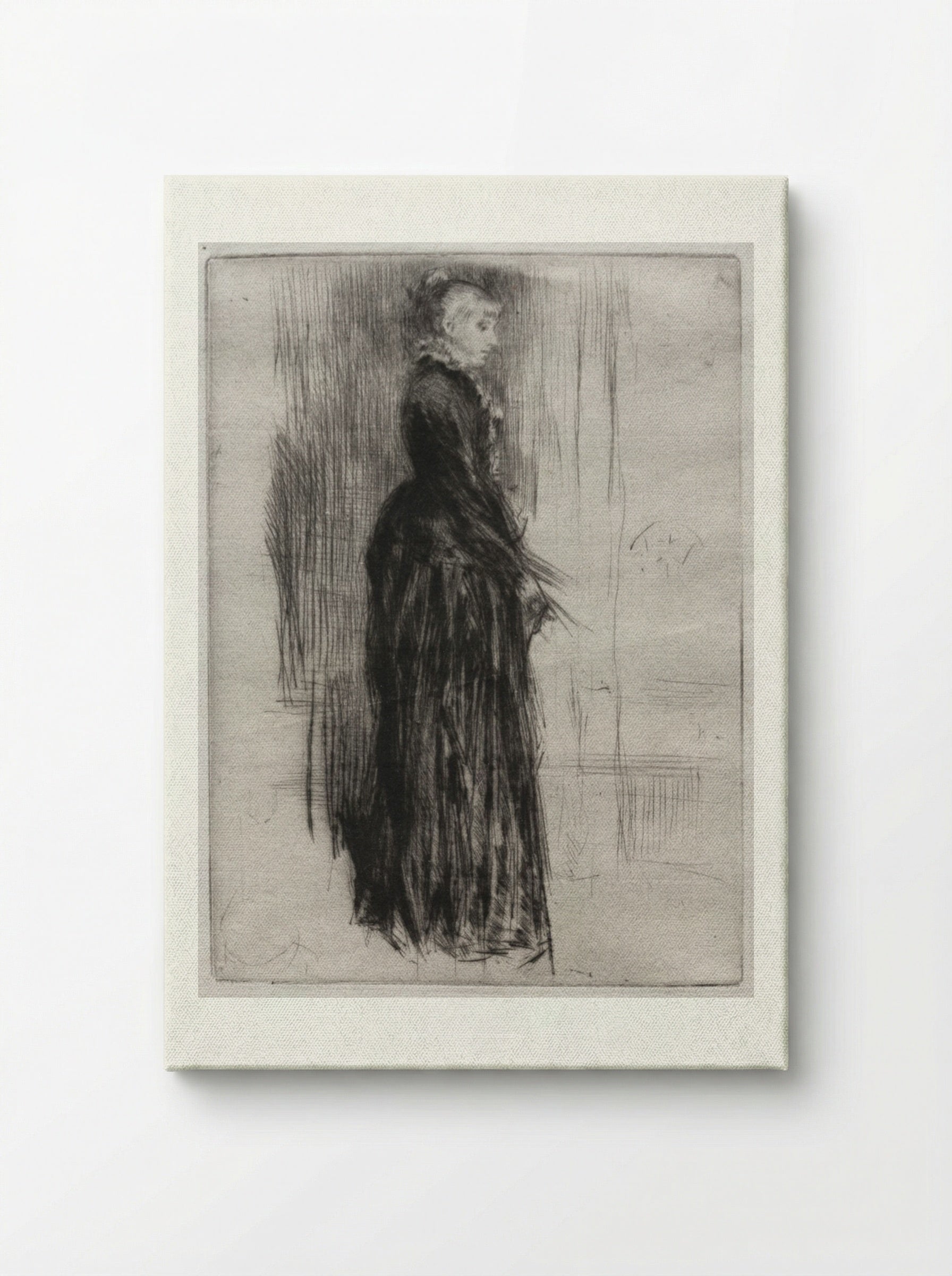 Little Velvet Dress - James McNeill Whistler - Canvas