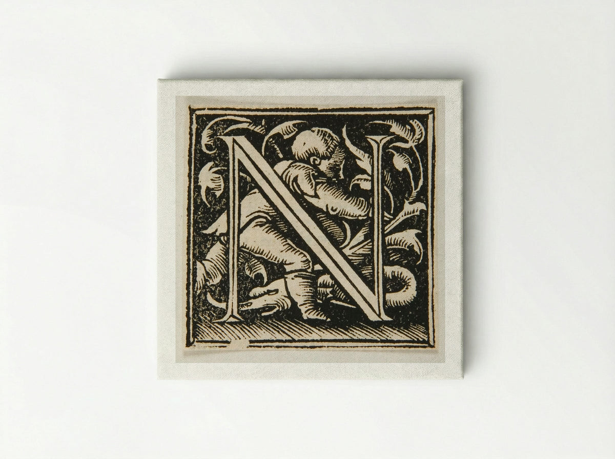 Letter N - Urs Graf - Canvas