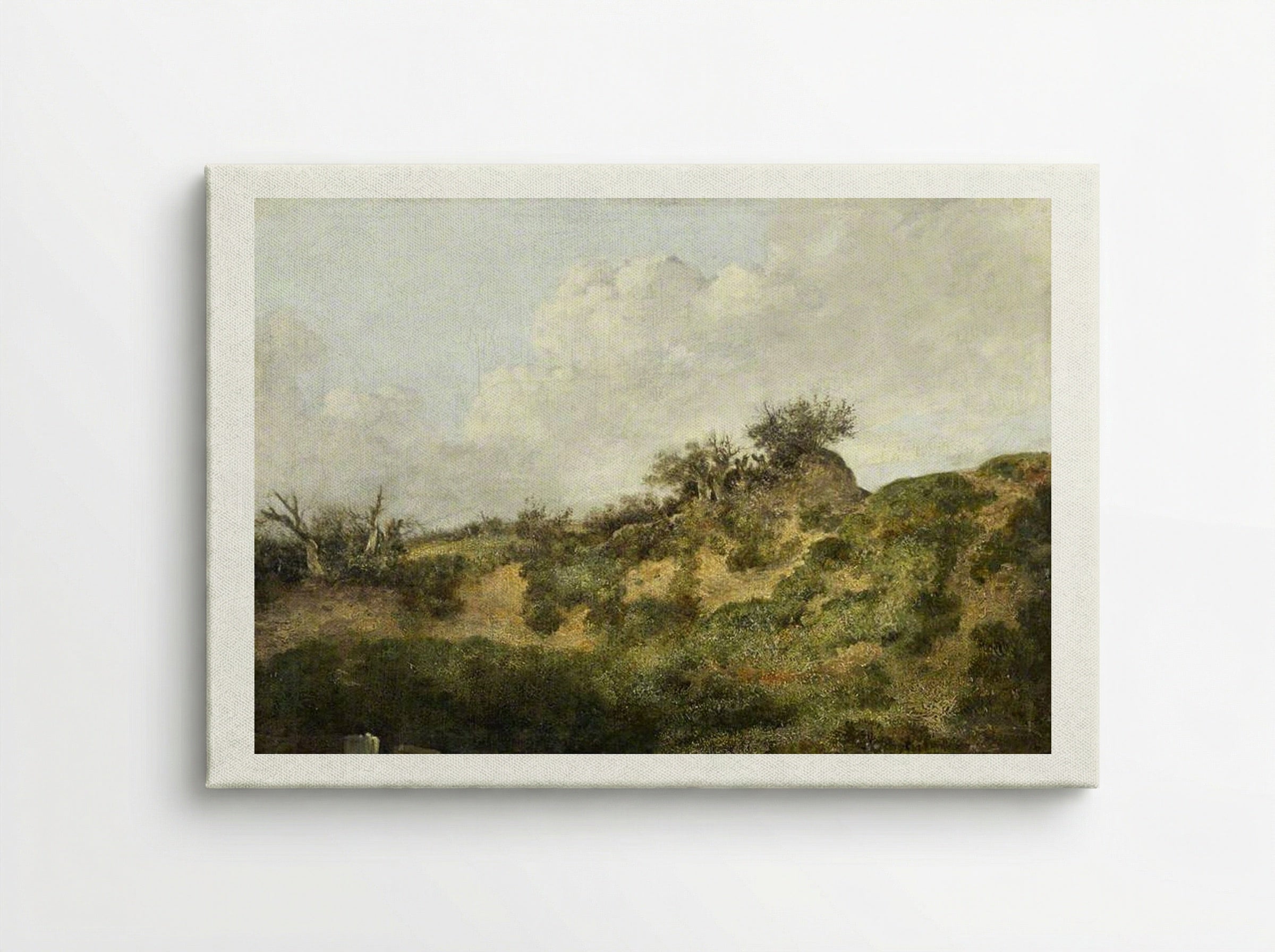 A Sandy Bank - John Crome - Canvas
