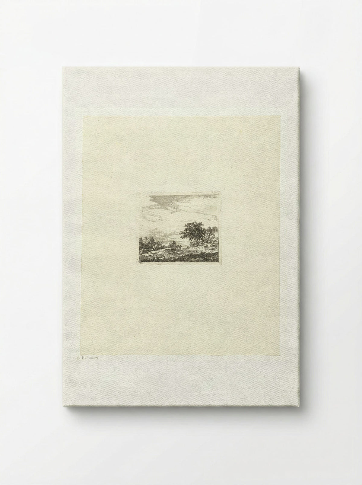 Landschap met koets - Hermanus van Brussel - Canvas