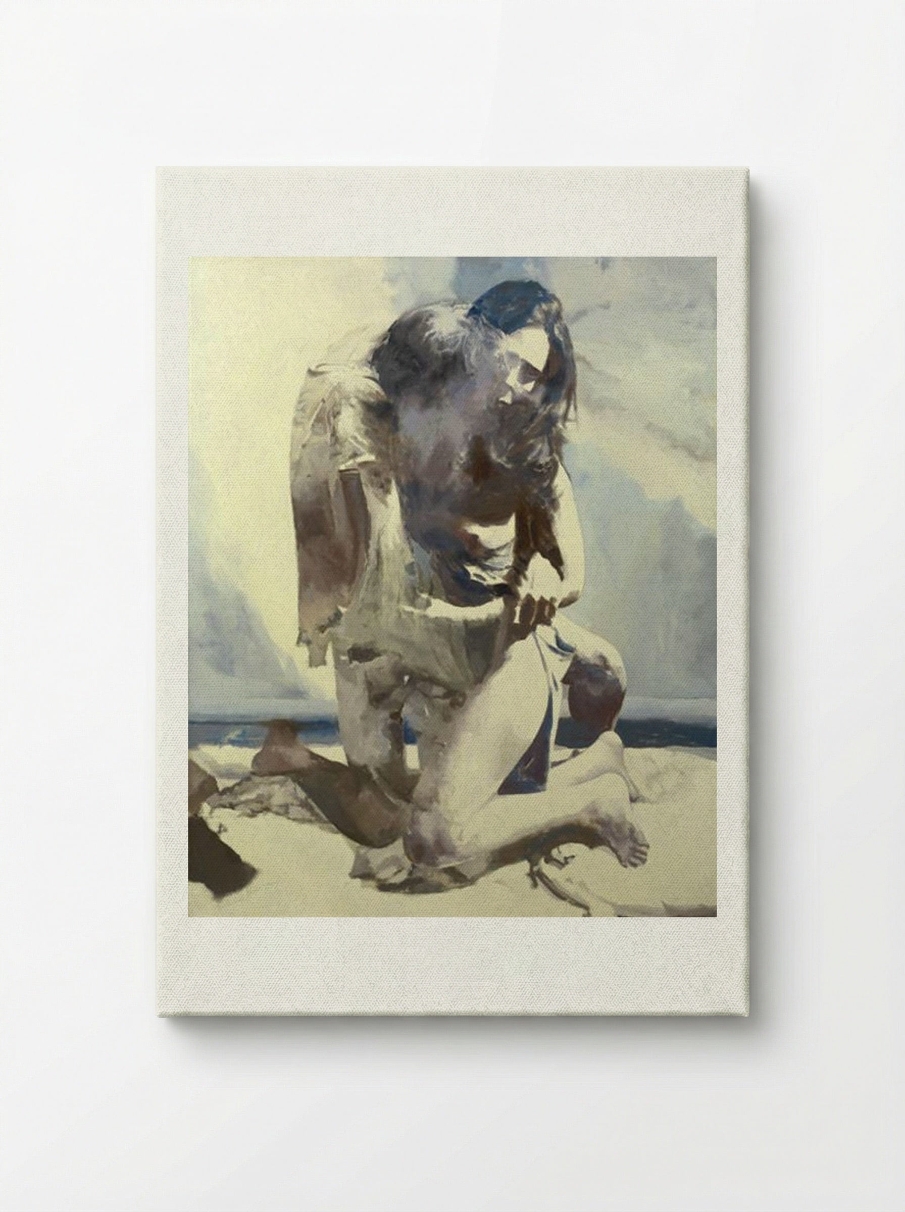 Woman and Man by the Sea - Balcomb Greene - Canvas