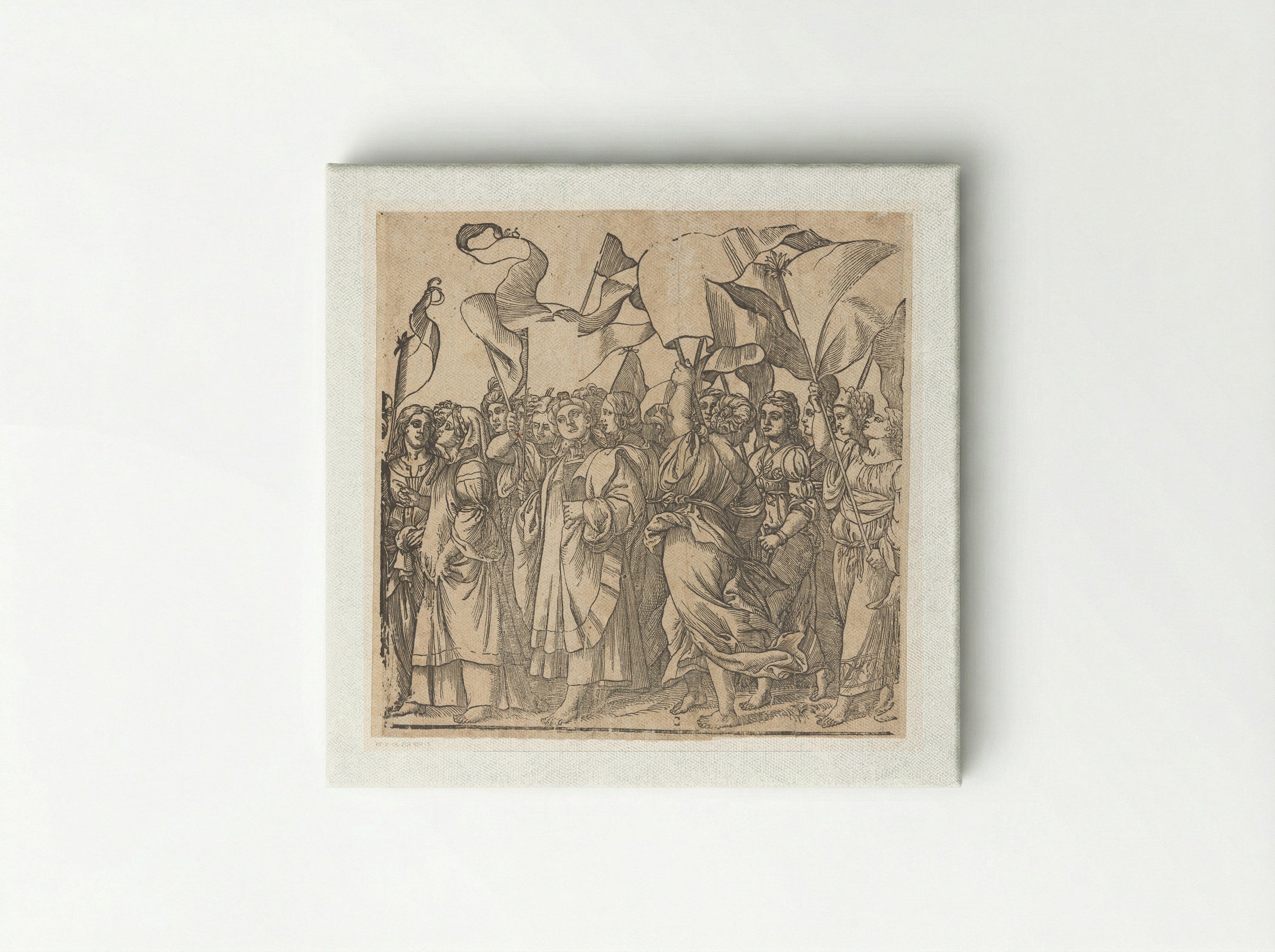 Triomf van Christus (derde deel) - Andrea Andreani - Canvas