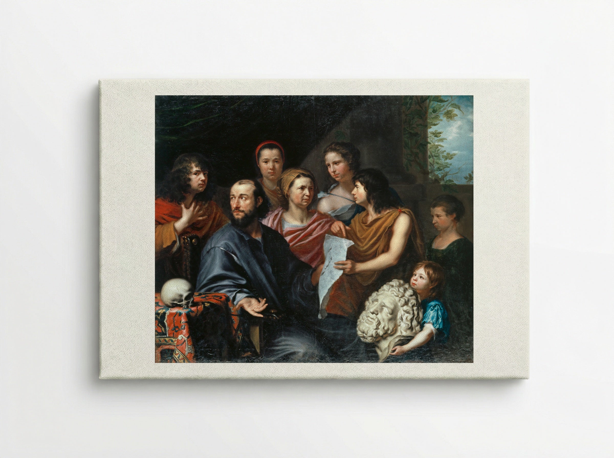 Self-Portrait with Family - Matthäus Merian (I) - Canvas