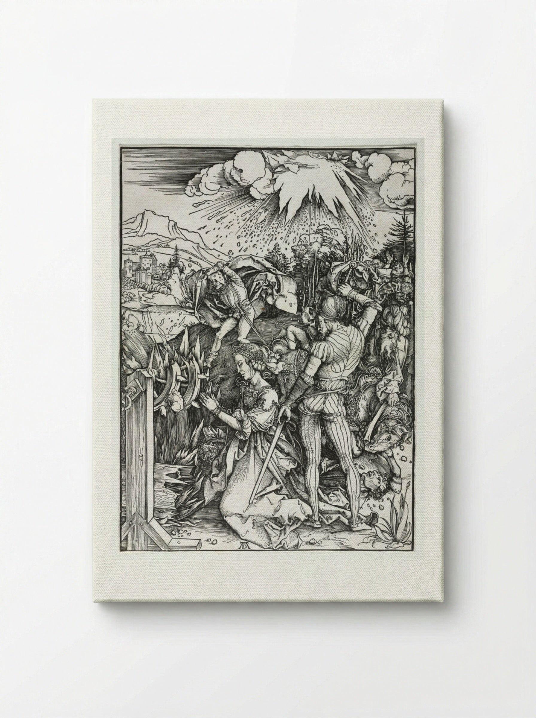 The Martyrdom of Saint Catherine of Alexandria - Albrecht Dürer - Canvas
