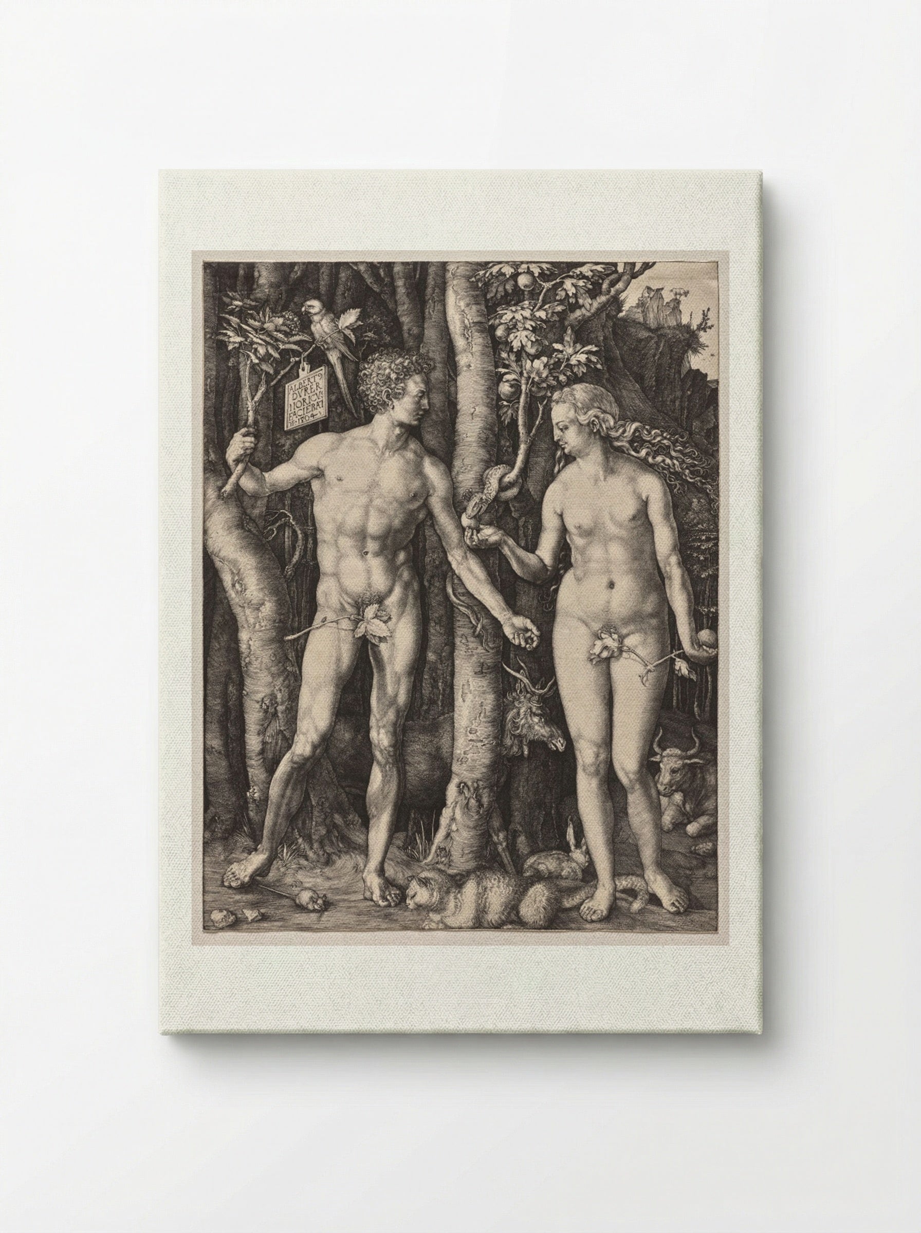 Adam and Eve - Albrecht Dürer - Canvas