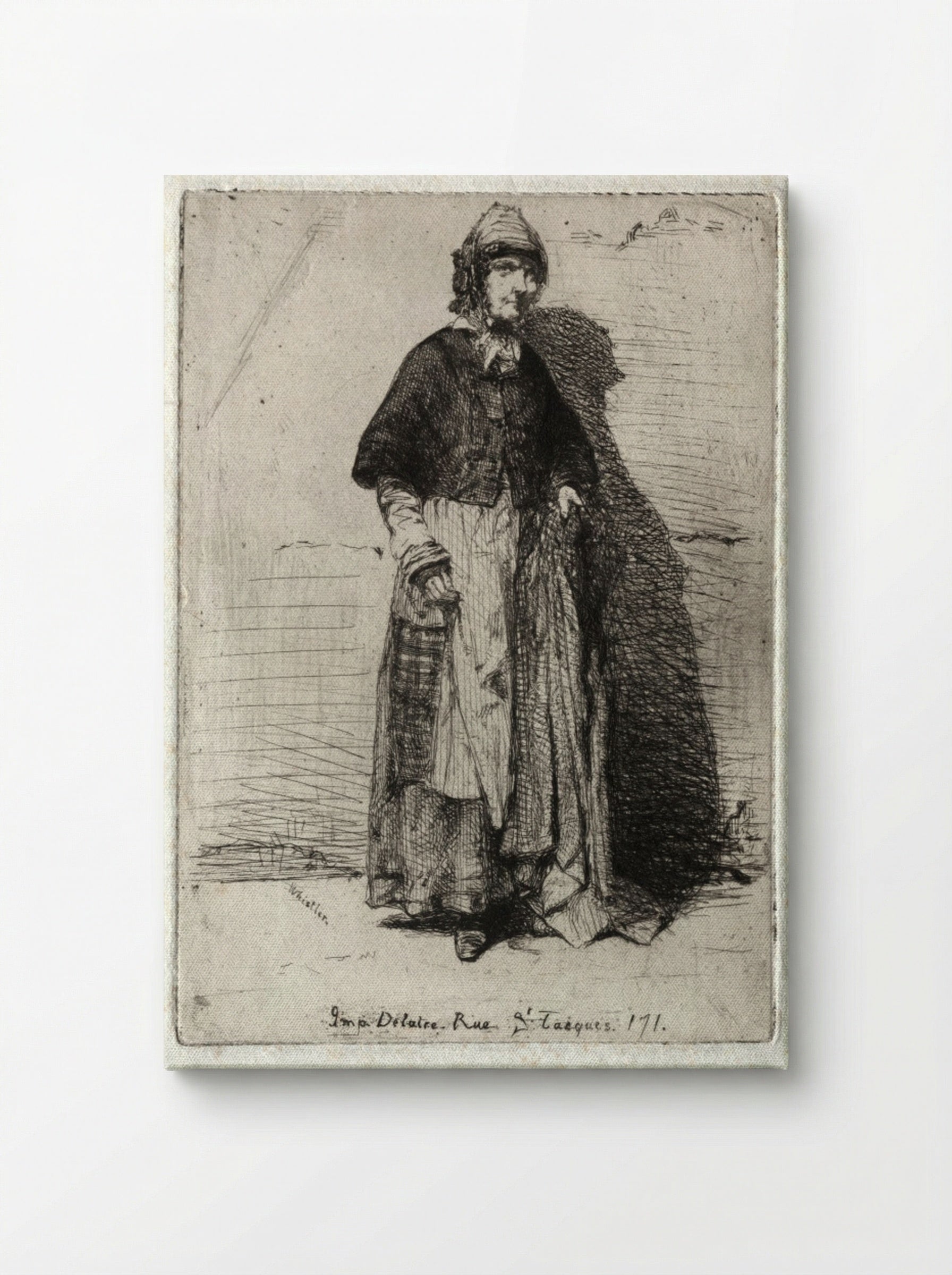 La Mère Gérard - James McNeill Whistler - Canvas