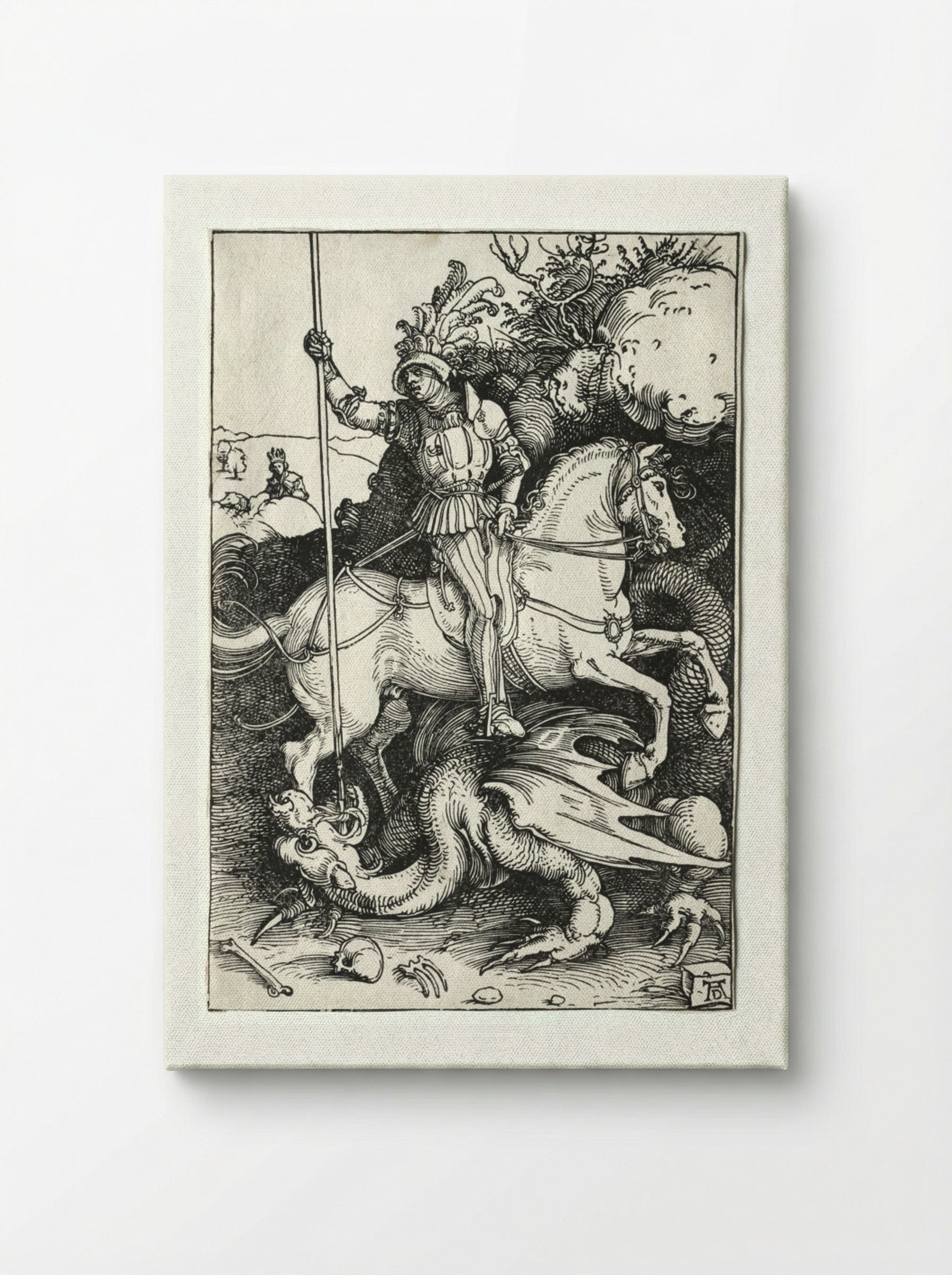 St. George on Horseback - Albrecht Dürer - Canvas