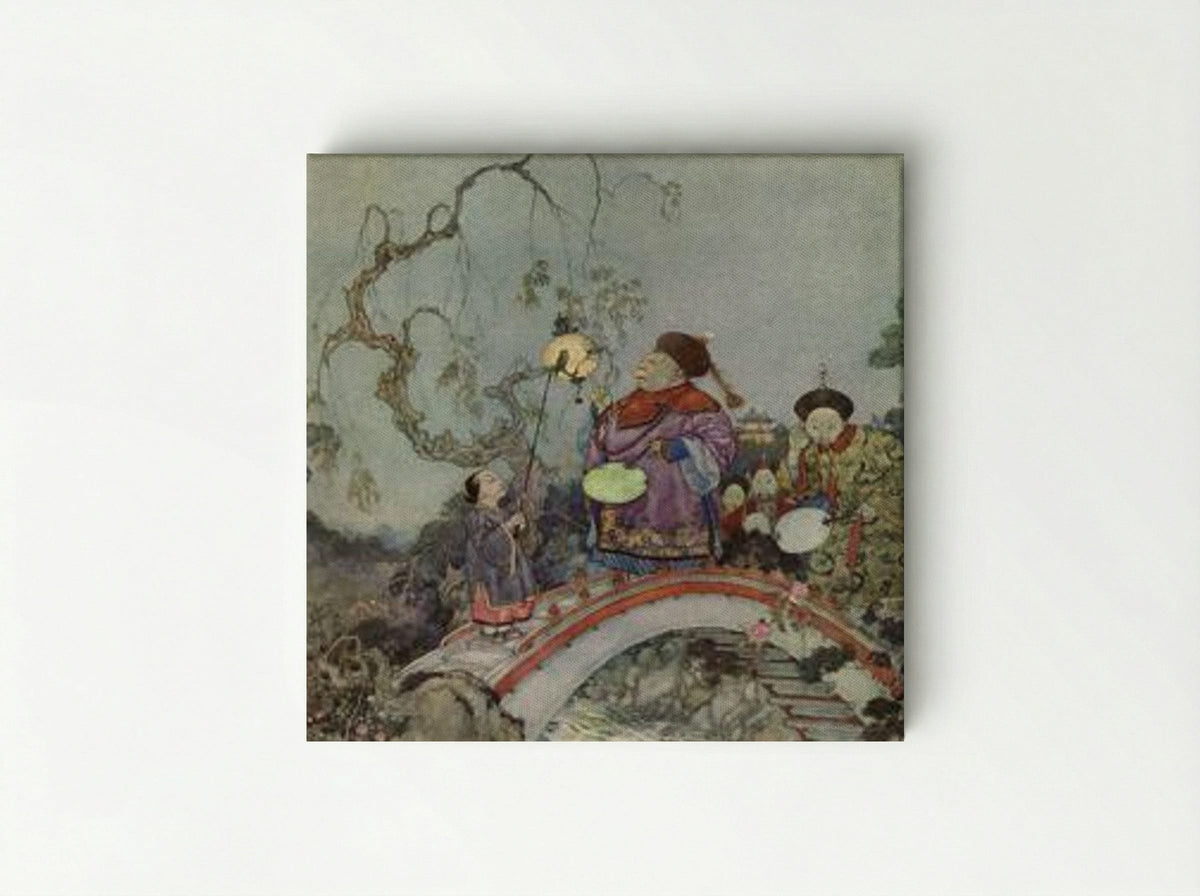 The Gentleman-in-Waiting (The Nightingale) - Edmund Dulac - Canvas
