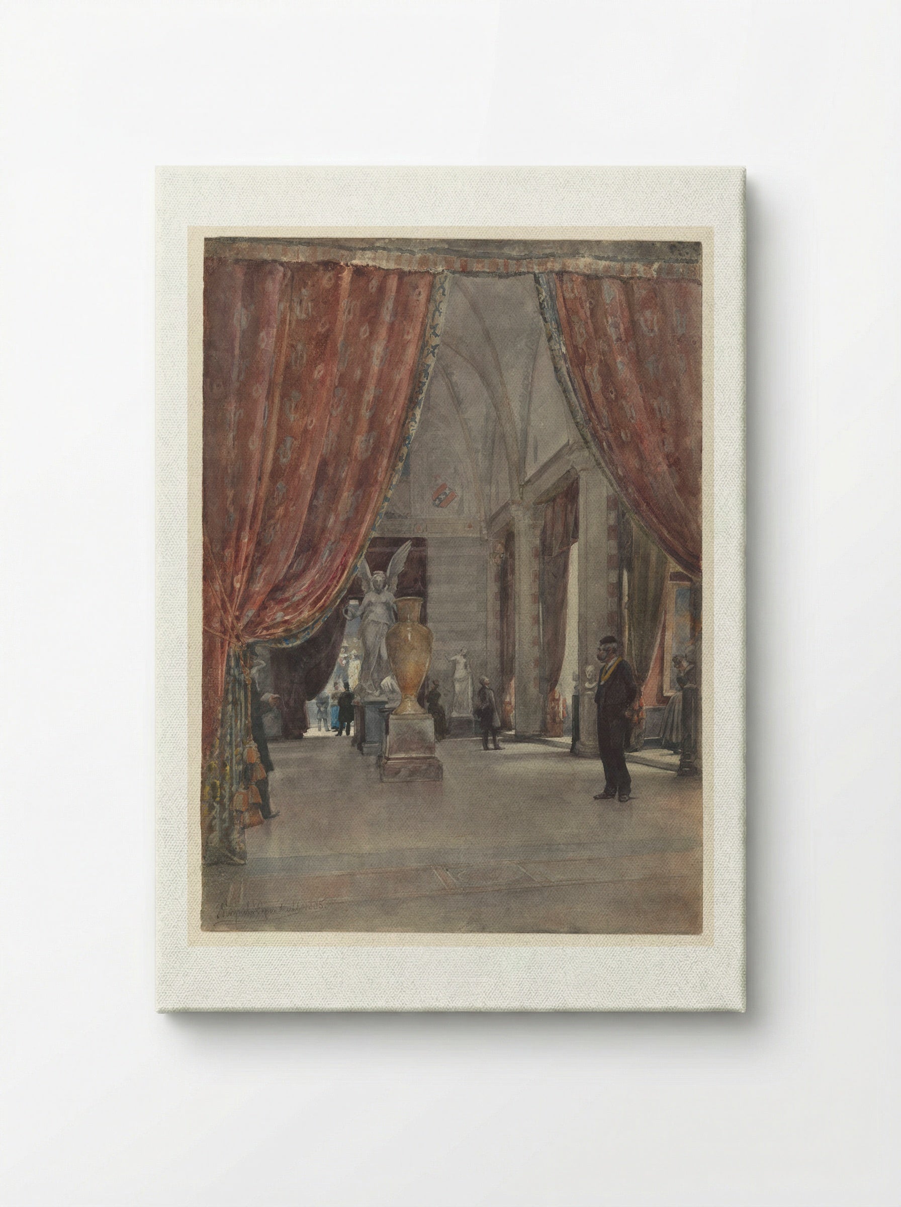 Gang van Bloemgracht 70 te Amsterdam - Jan Hoynck van Papendrecht - Canvas