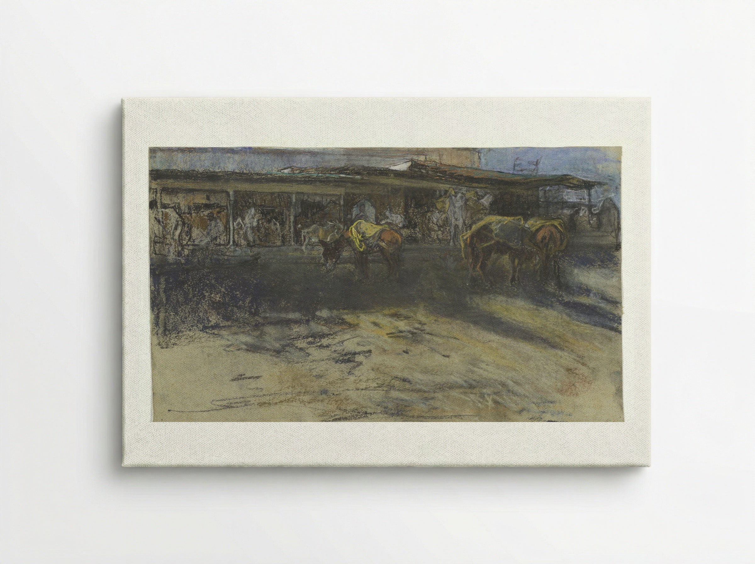 Pakezels op de Grote Markt te Tanger - Jac van Looij - Canvas