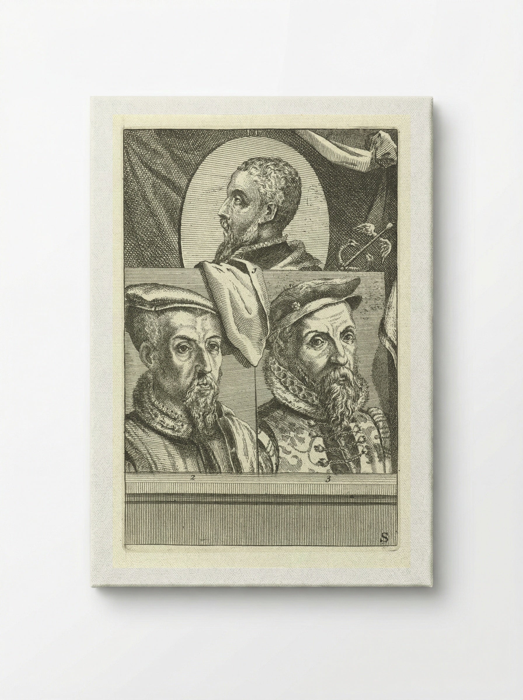 Portret van Filips II van Spanje - Hieronymus Cock - Canvas