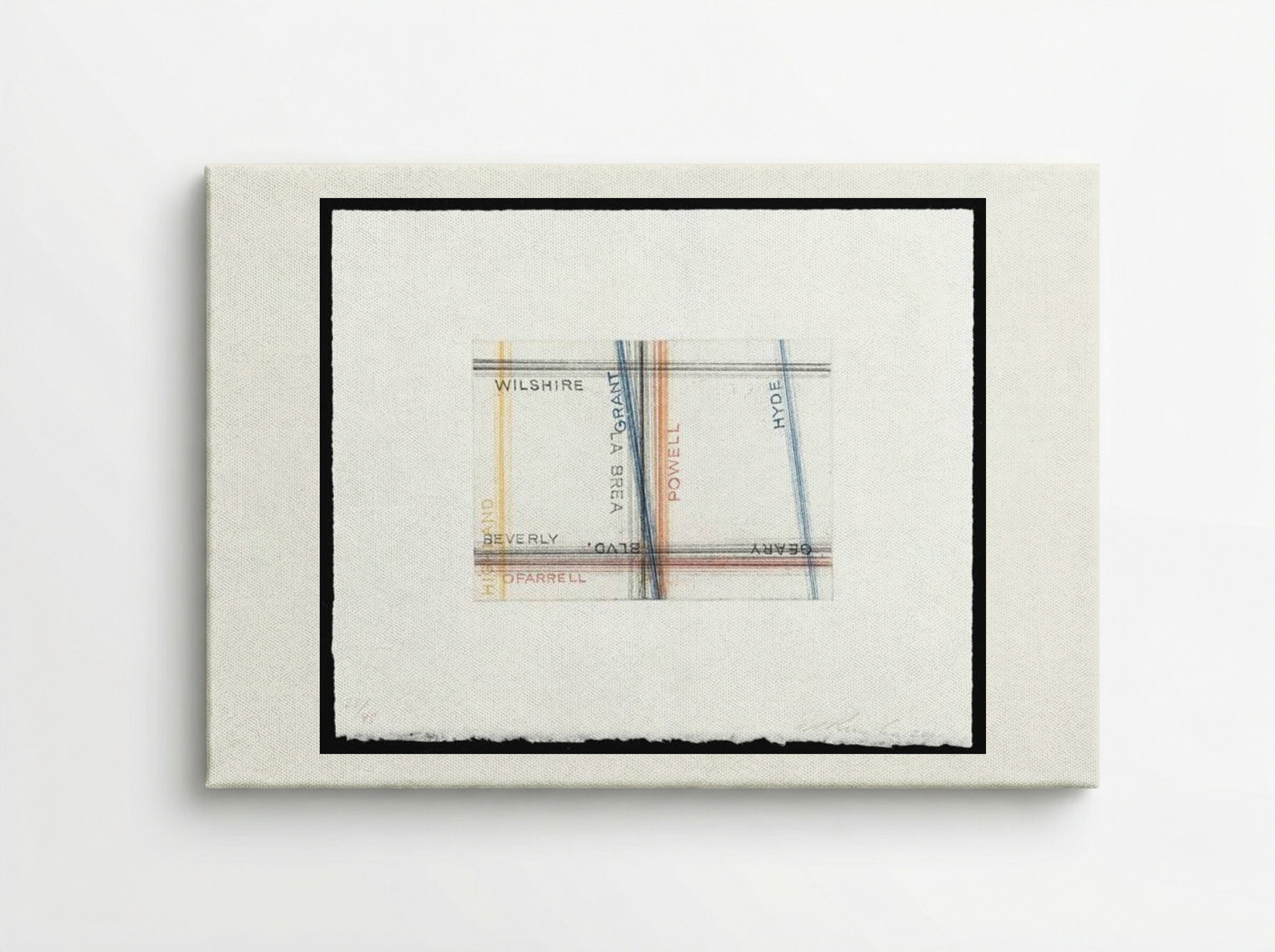 Los Francisco San Angeles - Edward Ruscha - Canvas