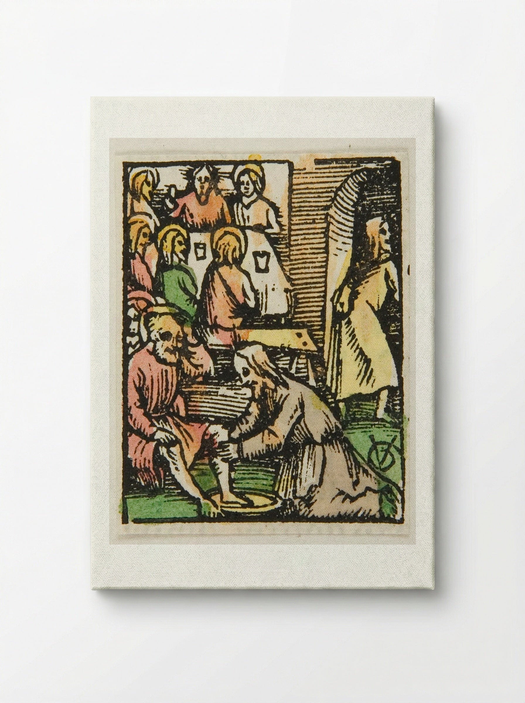 Christ Washing the Feet of His Disciples - Urs Graf - Canvas