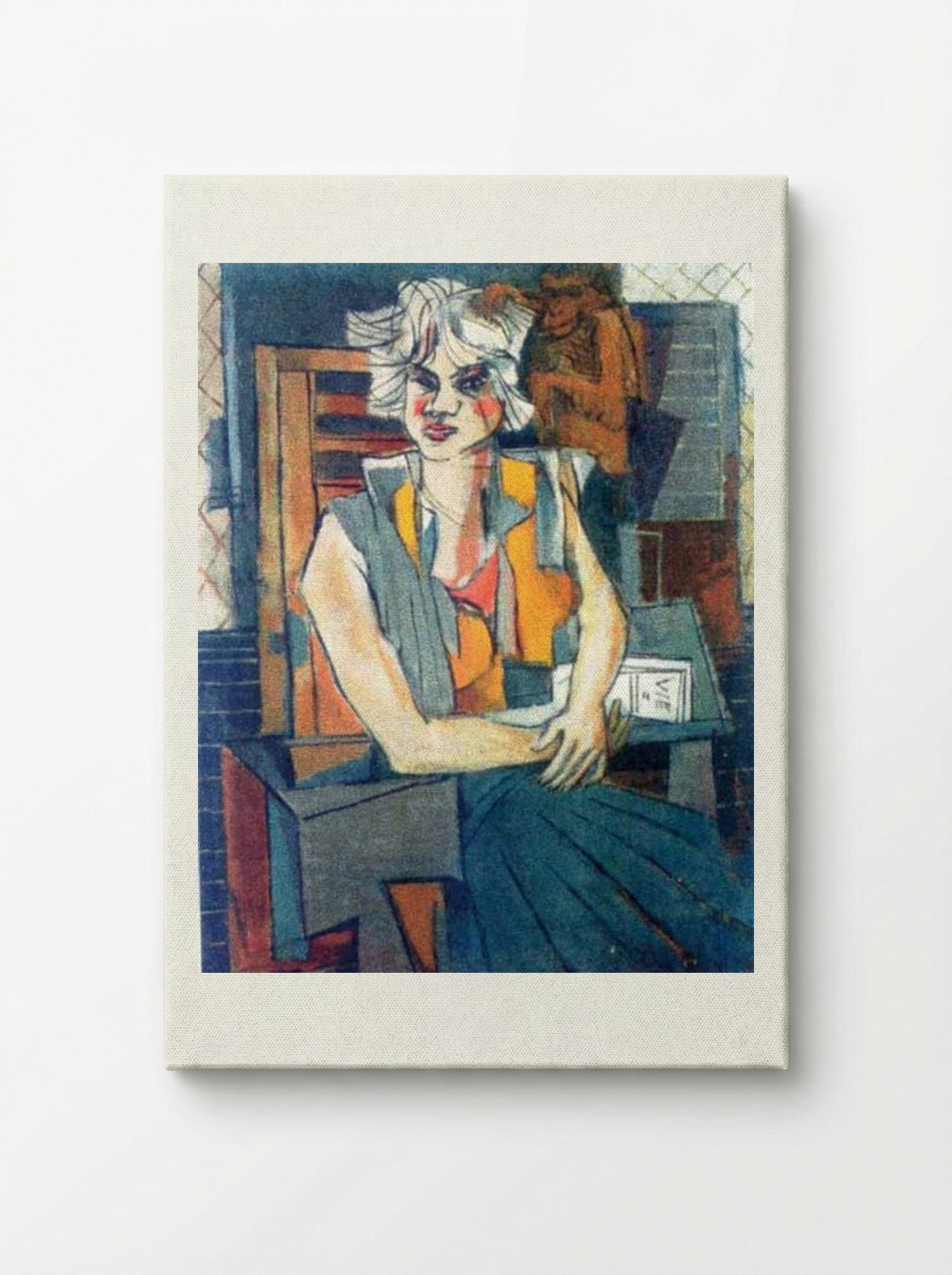Girl Portrait - Marcel Janco - Canvas