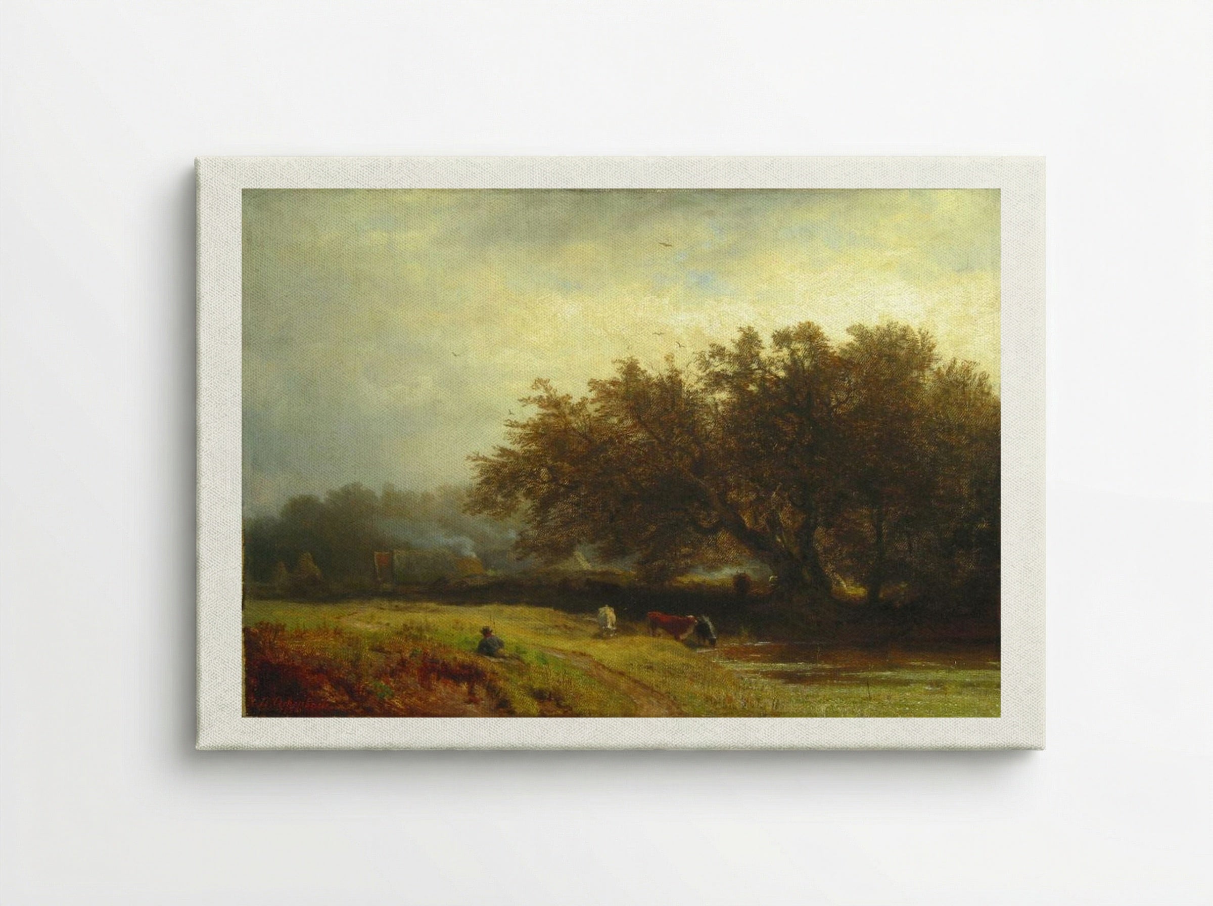 Hermitage - Andreas Achenbach - Canvas