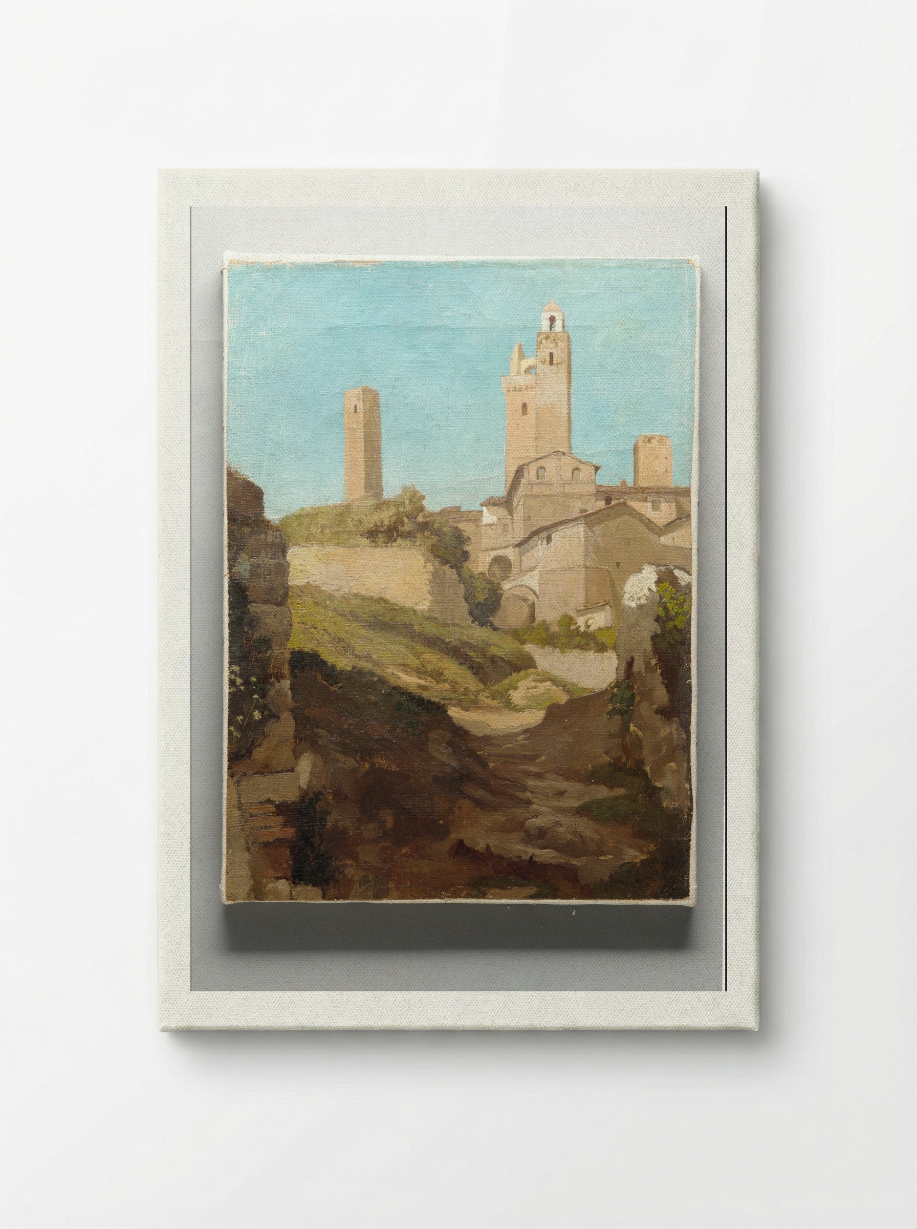 San Gimignano - Elihu Vedder - Canvas
