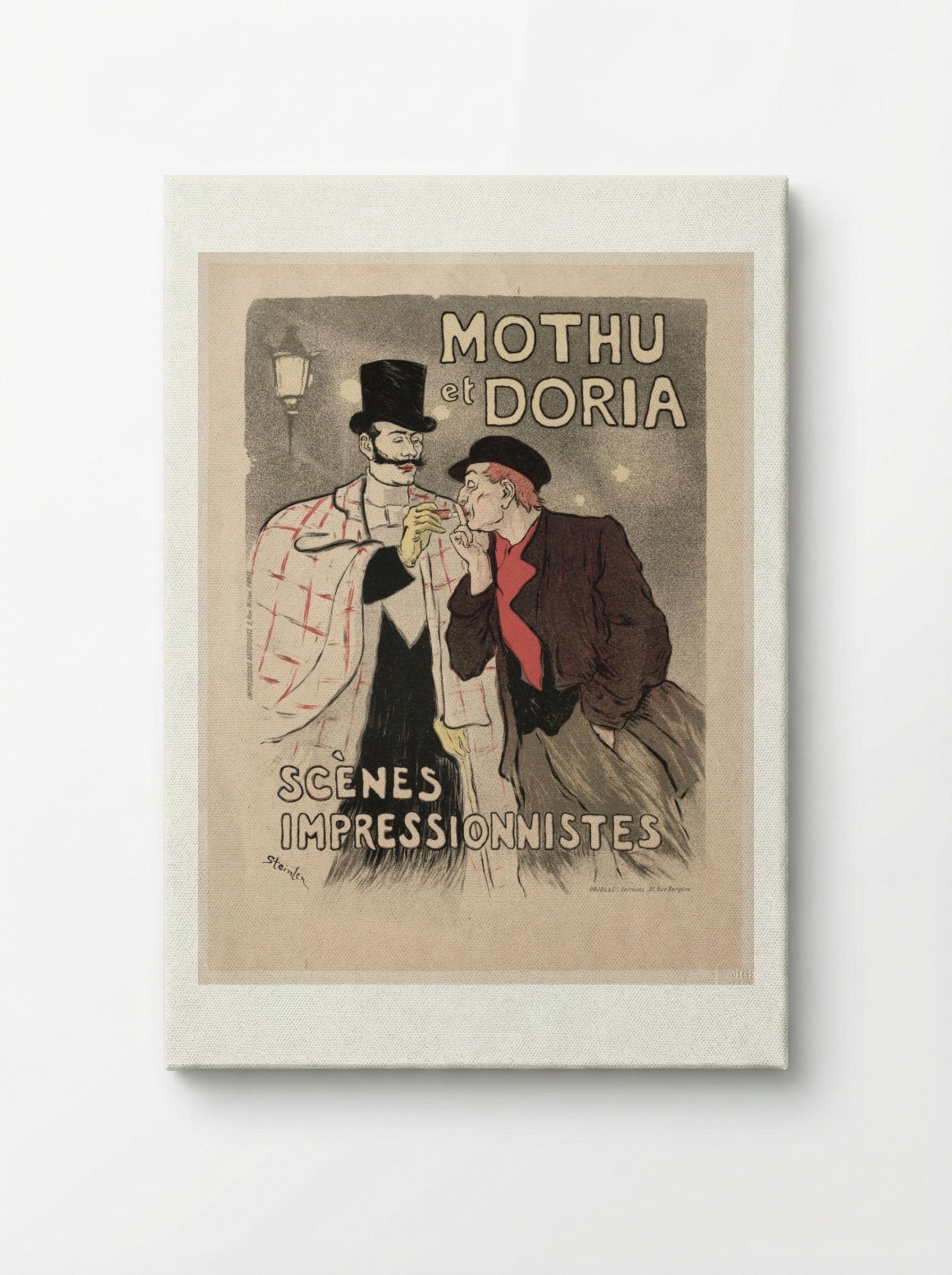 Mothu et Doria - Scènes impressionnistes - Théophile Alexandre Steinlen - Canvas