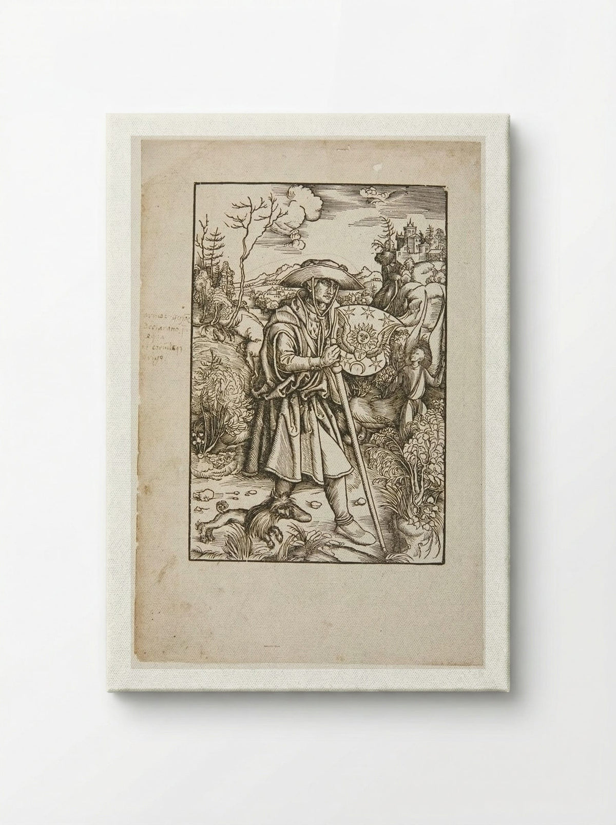 Gerson as Pilgrim - Hans Wechtlin - Canvas