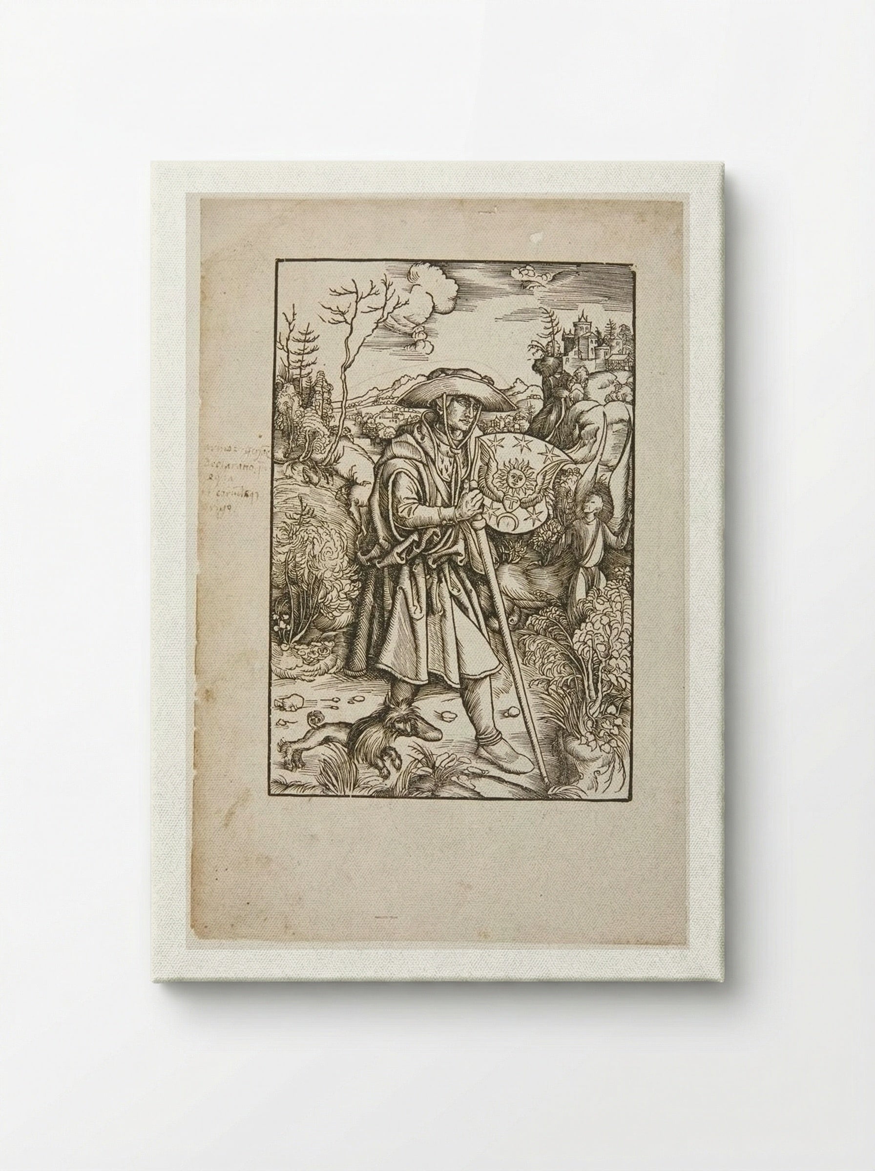 Gerson as Pilgrim - Hans Wechtlin - Canvas