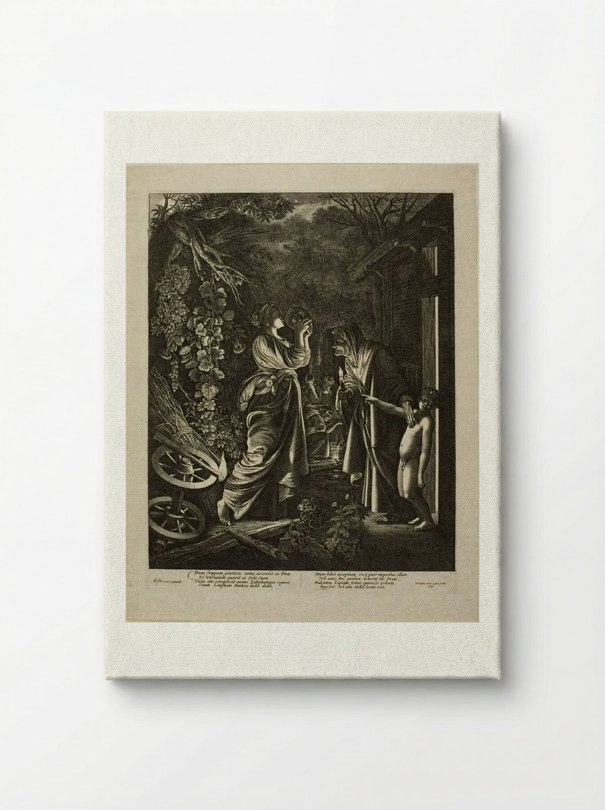 Mocking of Ceres - Wenceslaus Hollar - Canvas