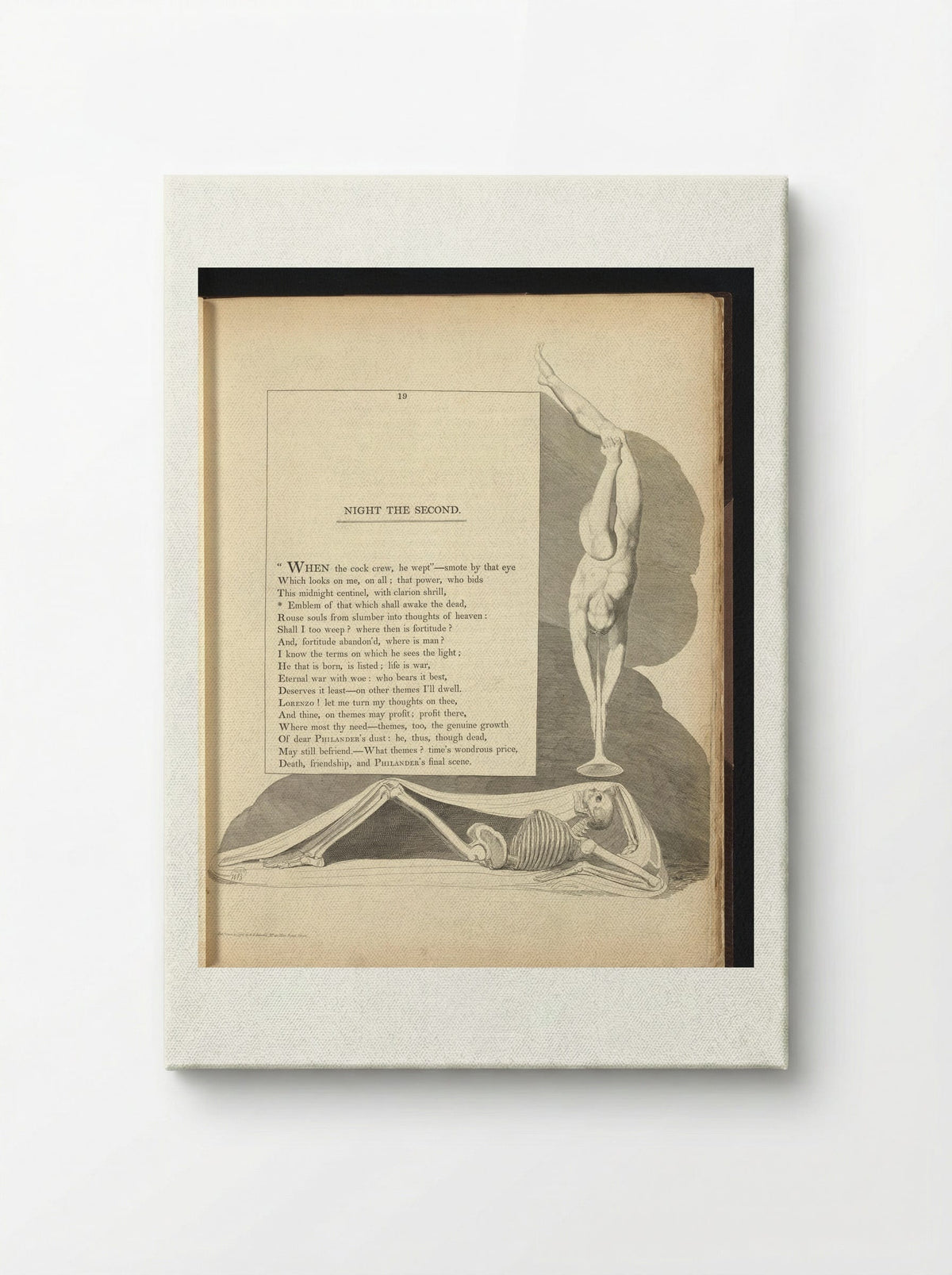 Night the Second - William Blake - Canvas