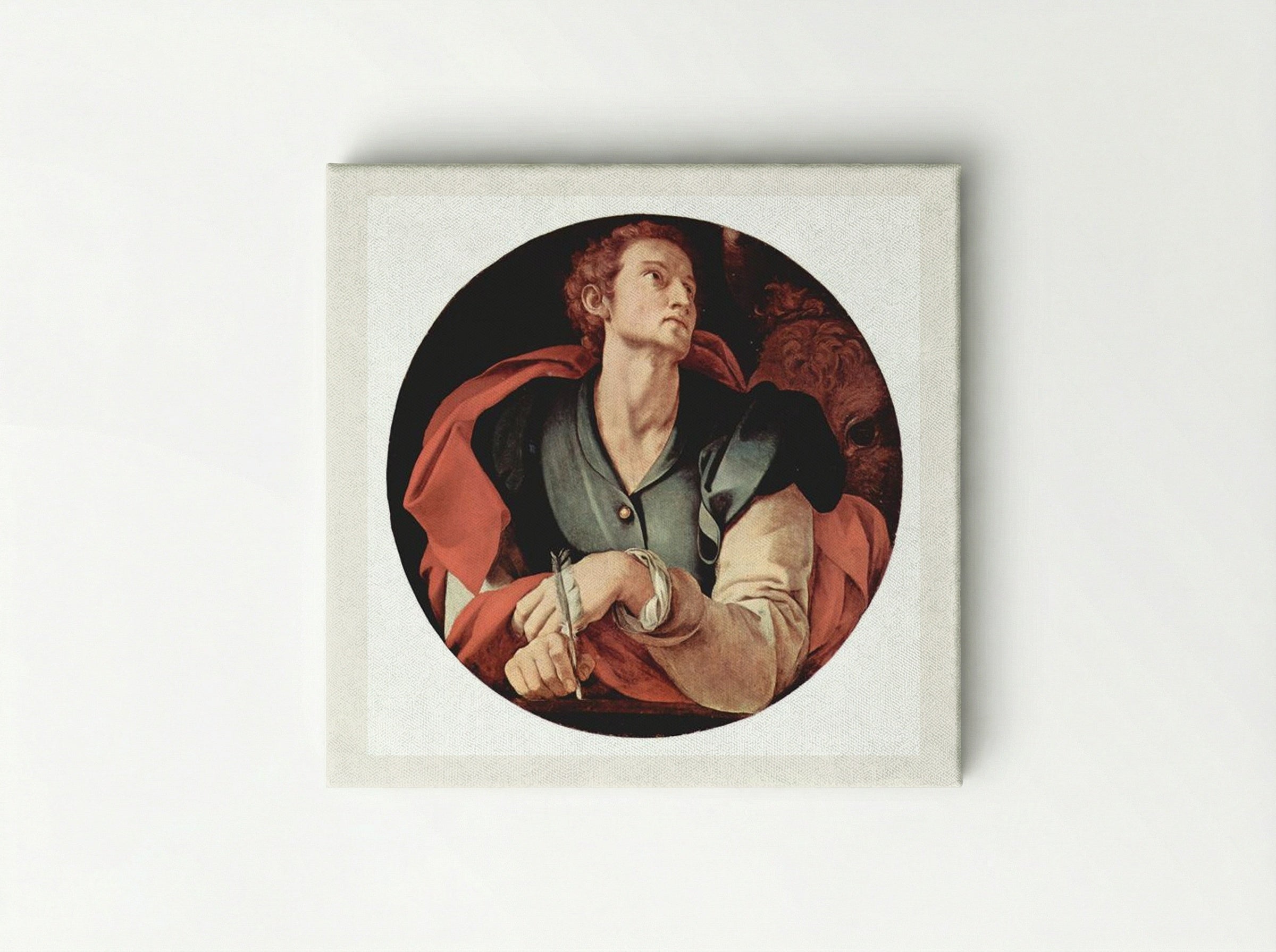 Four Evangelists: Saint Luke - Jacopo Pontormo - Canvas