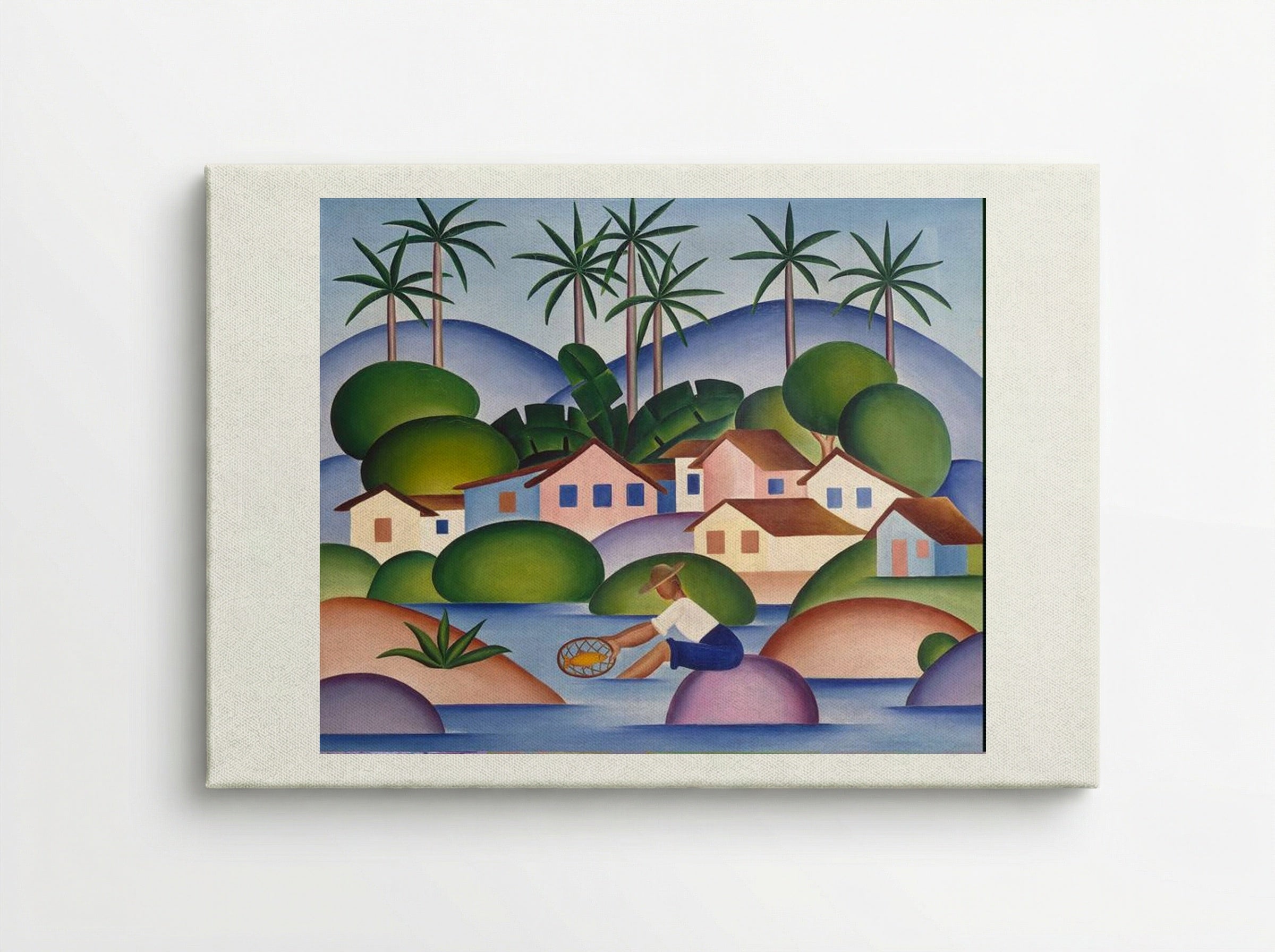 An Angler - Tarsila do Amaral - Canvas