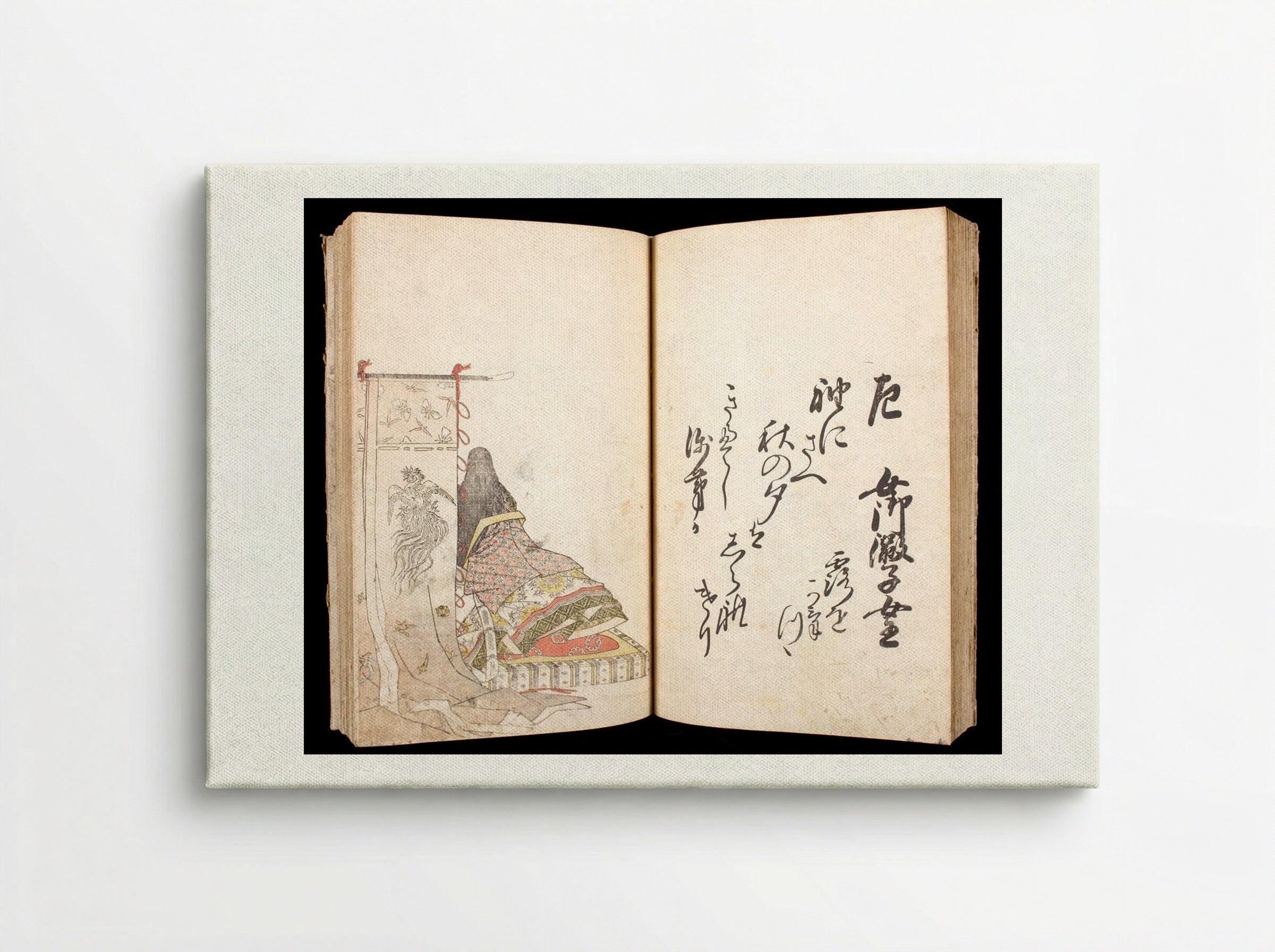 Thirty Six Immortal Poets (Sanjūrokkasen) - Katsukawa Shunshō - Canvas