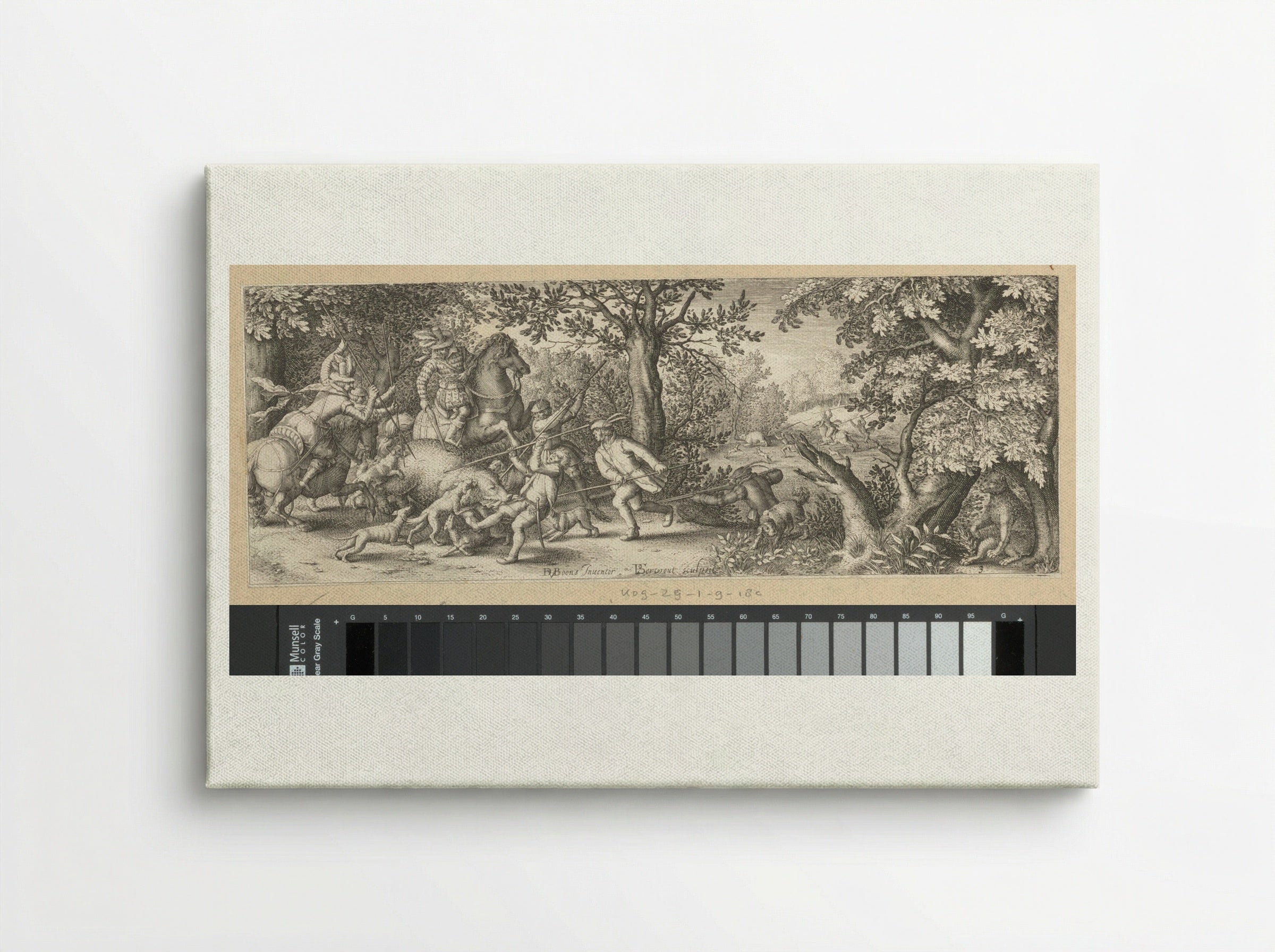 Berenjacht (Bear Hunt) - Claes Jansz. Visscher (II) - Canvas
