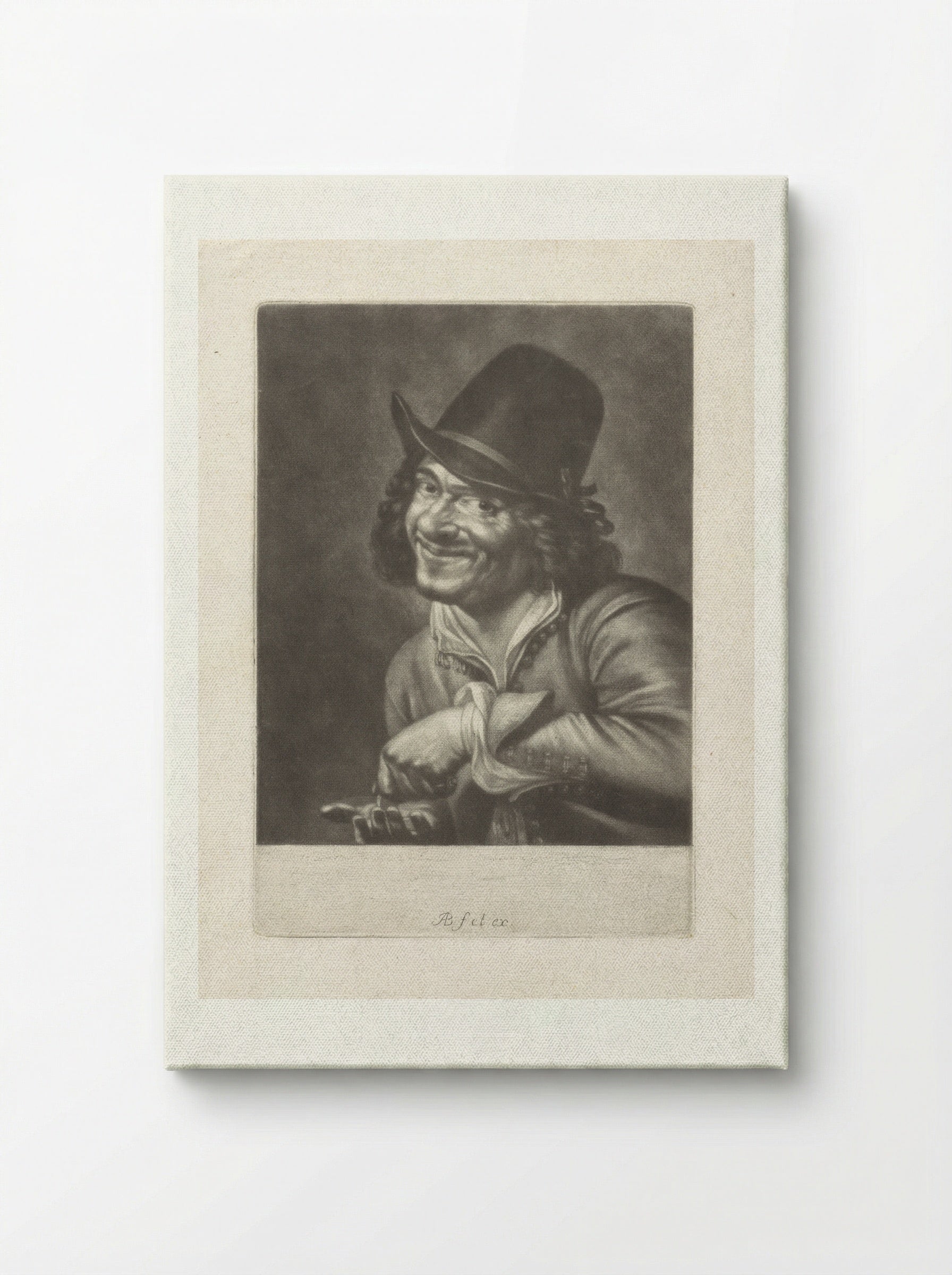 Man telt munten (het Gehoor) - Abraham Bloteling - Canvas