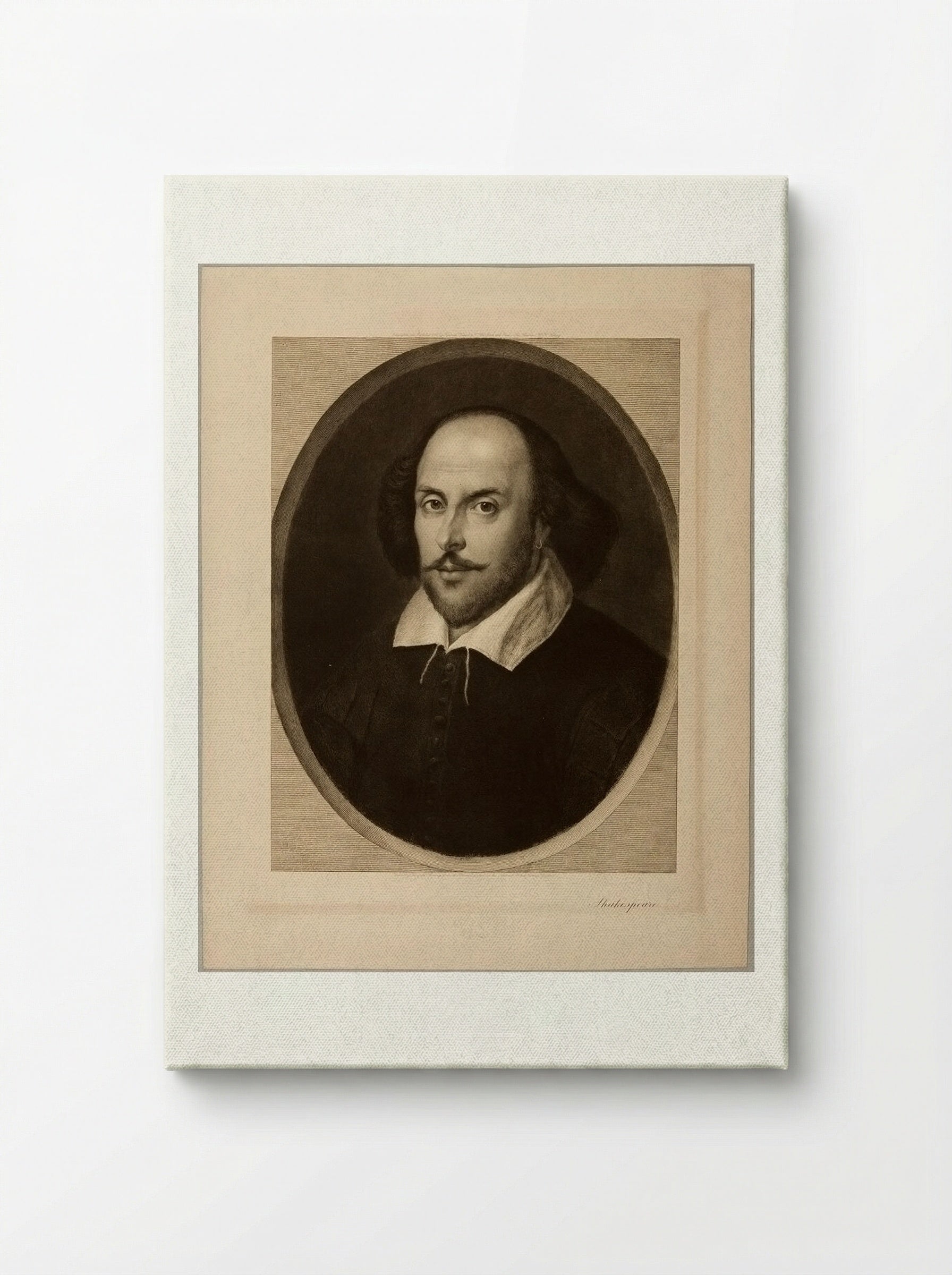 Shakespeare - Léopold Flameng - Canvas