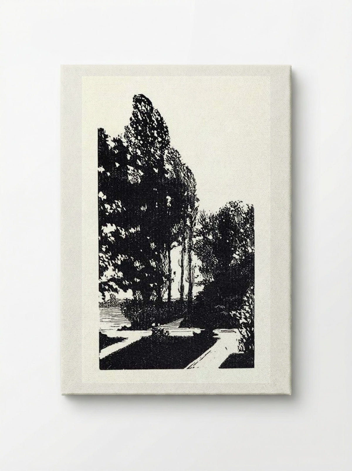 In the Park. Poplar Trees - Anna Ostroumova-Lebedeva - Canvas