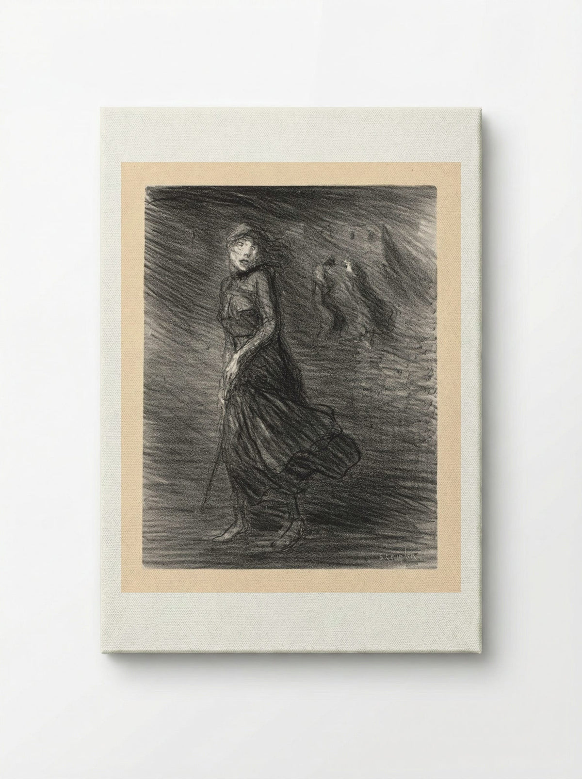In the Street (Dans la Rue) - Théophile Alexandre Steinlen - Canvas