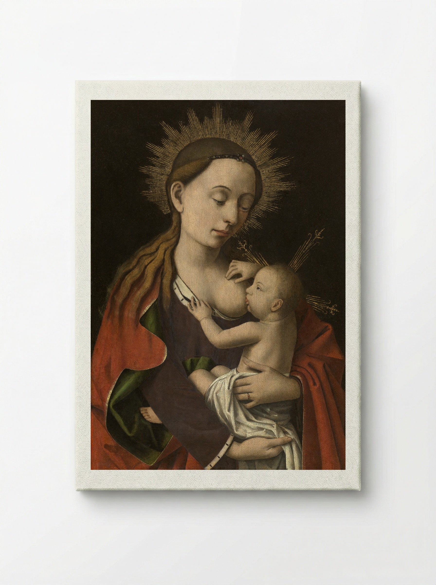 Madonna Nursing the Child - Petrus Christus - Canvas