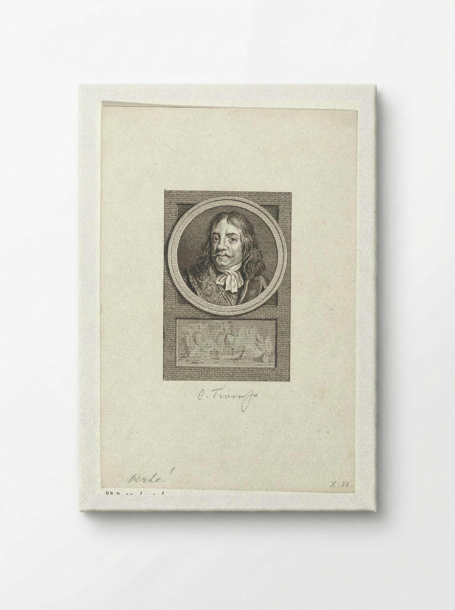 Portret van Cornelis Tromp - Reinier Vinkeles - Canvas