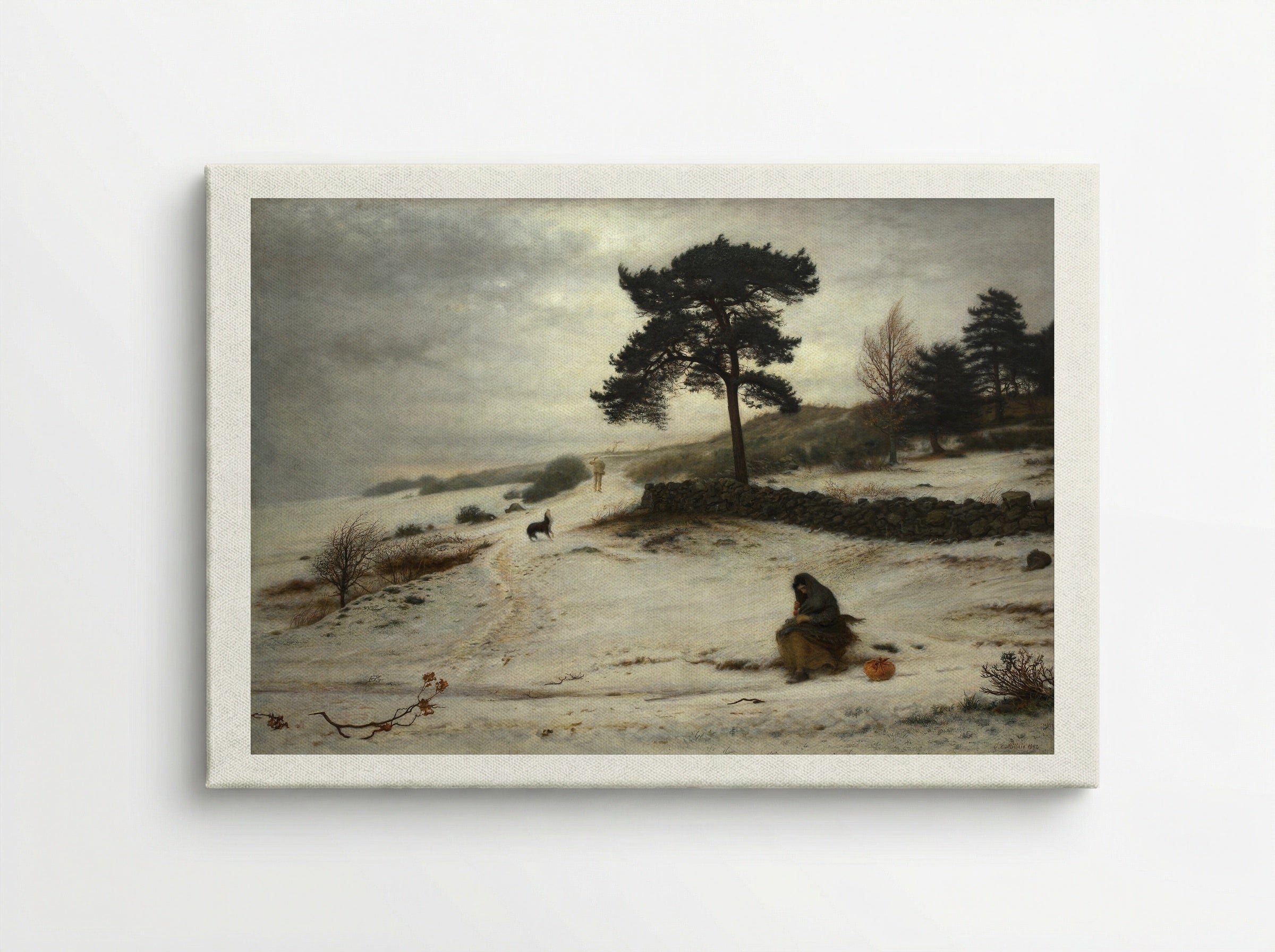 Blow, Blow, Thou Winter Wind - John Everett Millais - Canvas