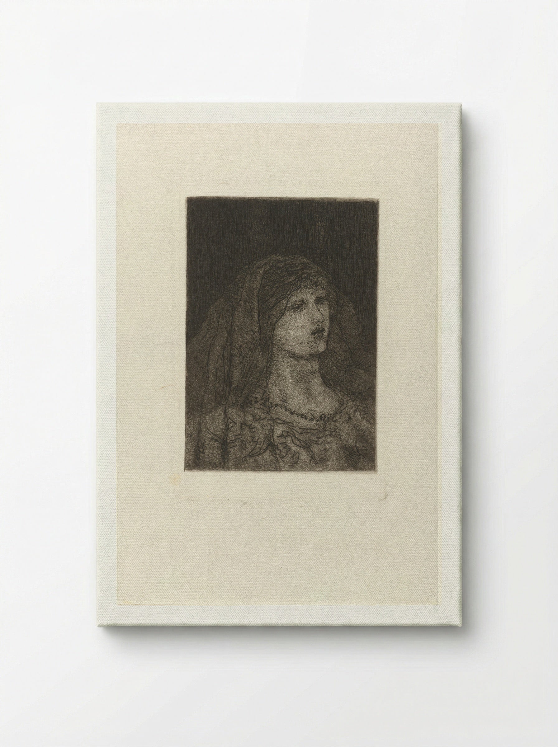 Vrouw met sluier - Matthijs Maris - Canvas