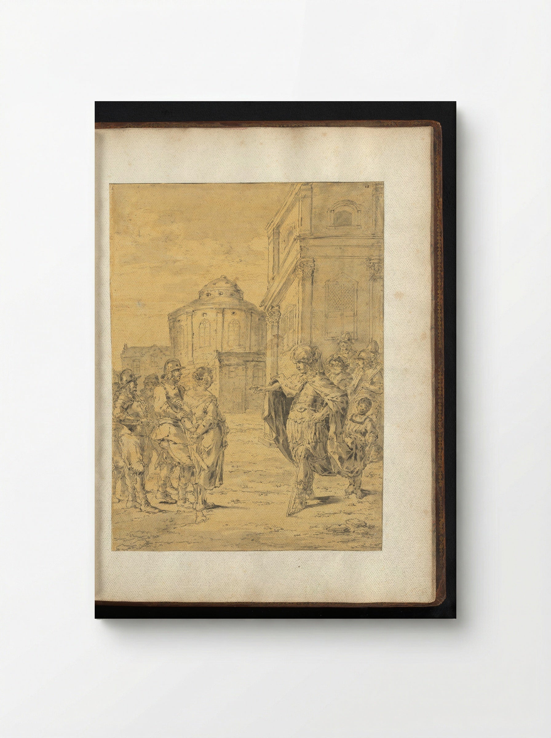 Timoclea Brought Before Alexander the Great - Leonaert Bramer - Canvas