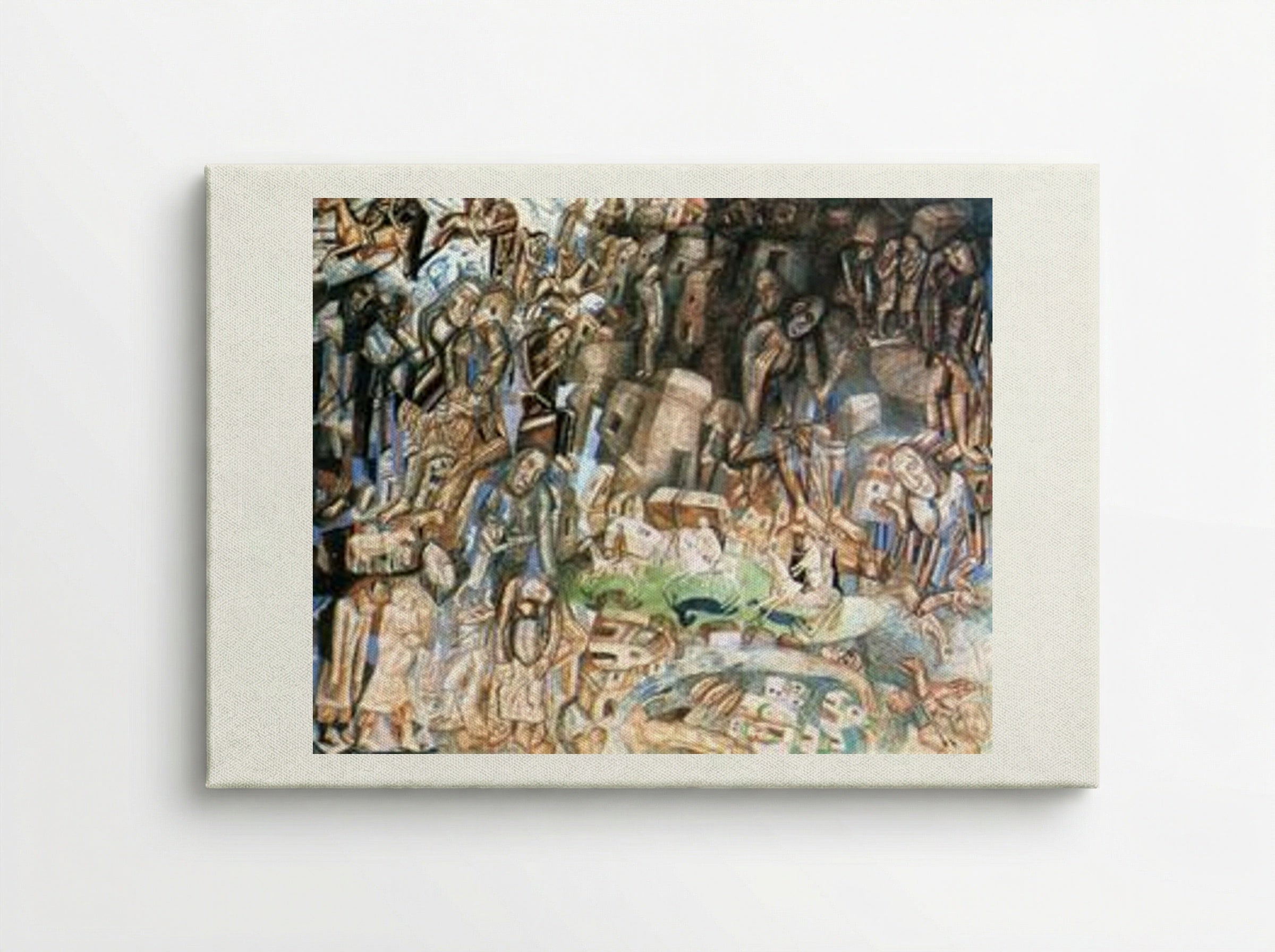 Untitled (The Riders) - Pavel Filonov - Canvas