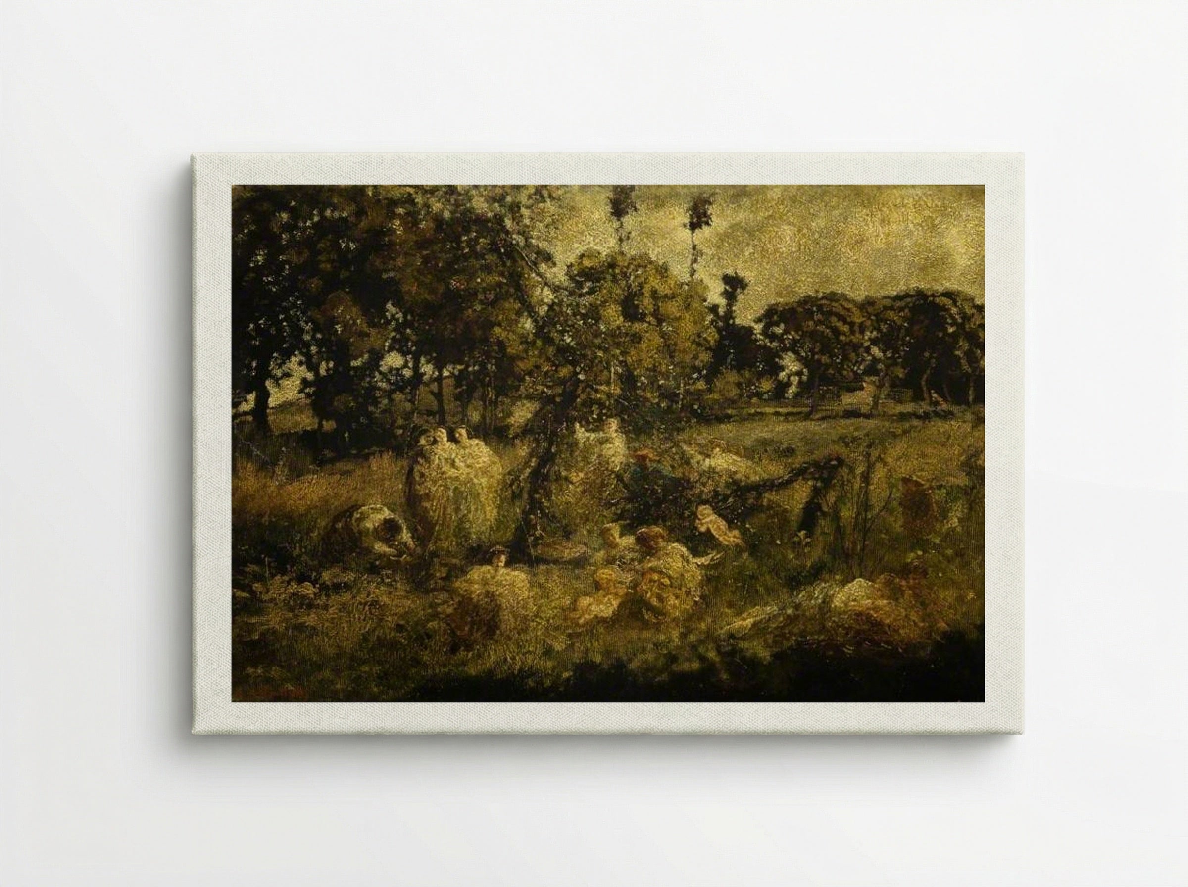 Autumn - Adolphe Monticelli - Canvas