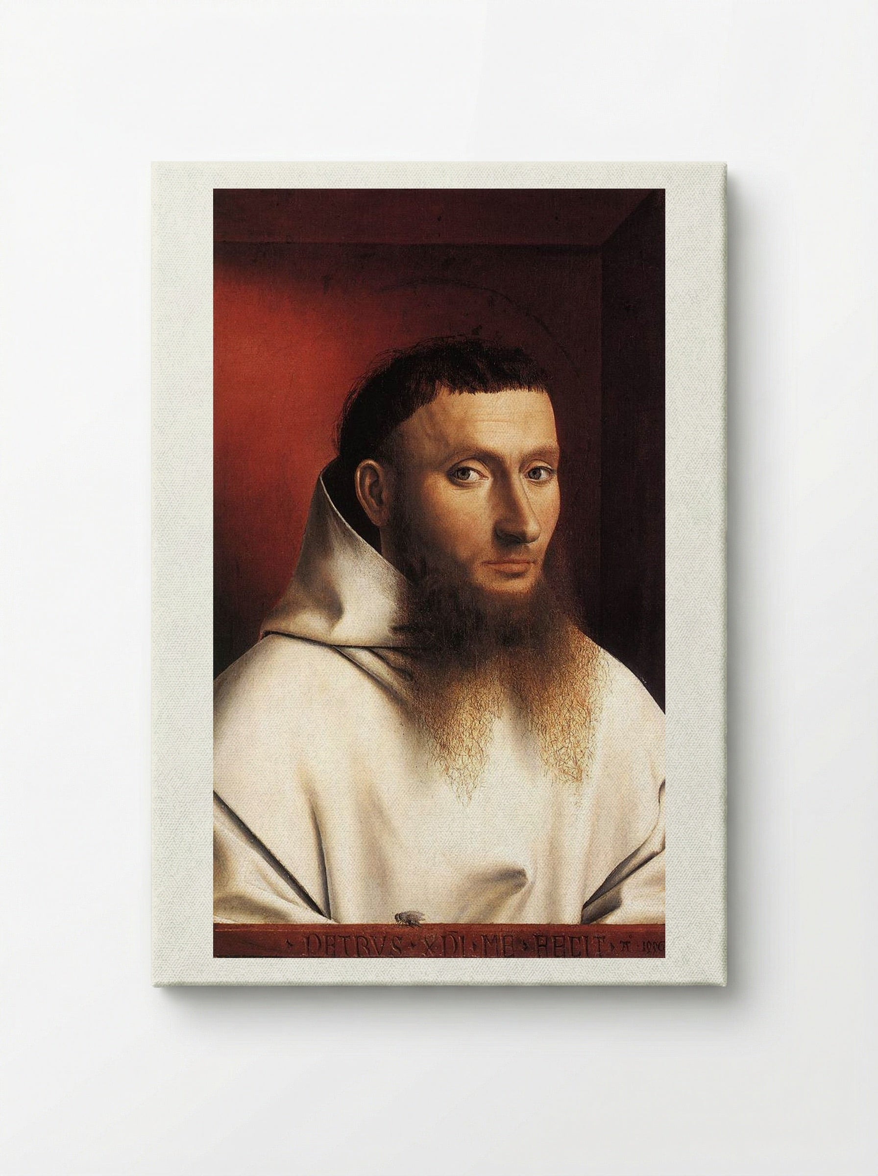 Portrait of a Carthusian - Petrus Christus - Canvas