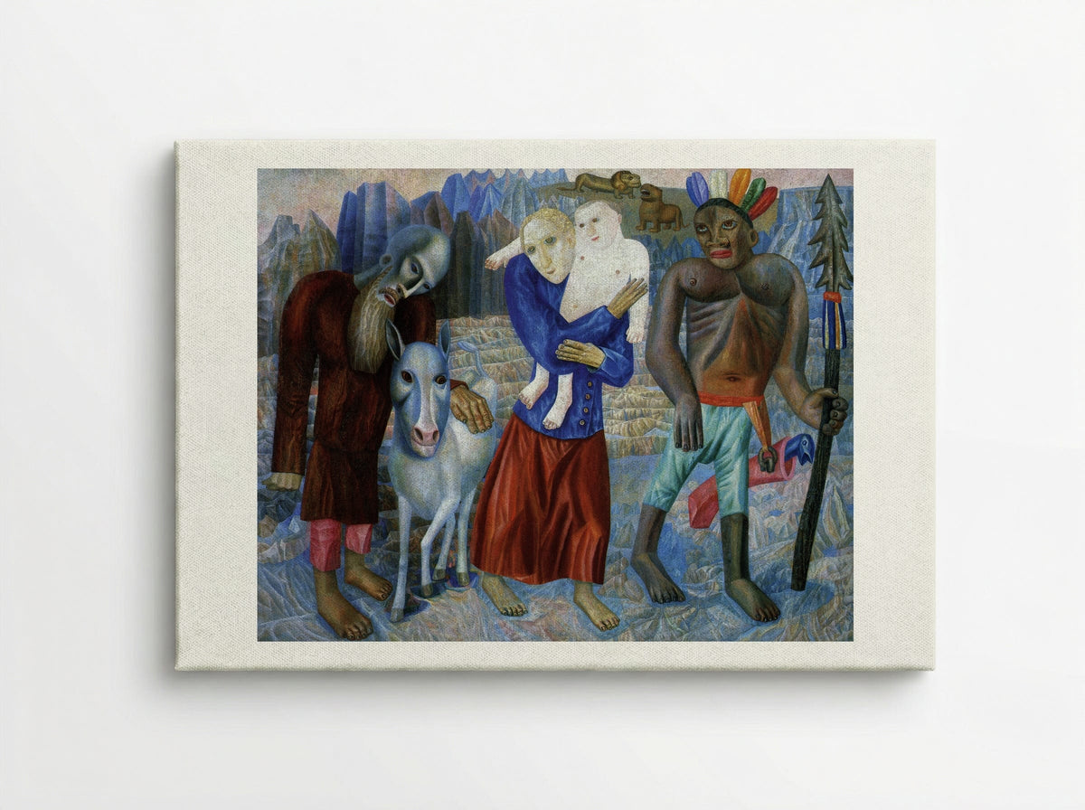 Flight to Egypt - Pavel Filonov - Canvas