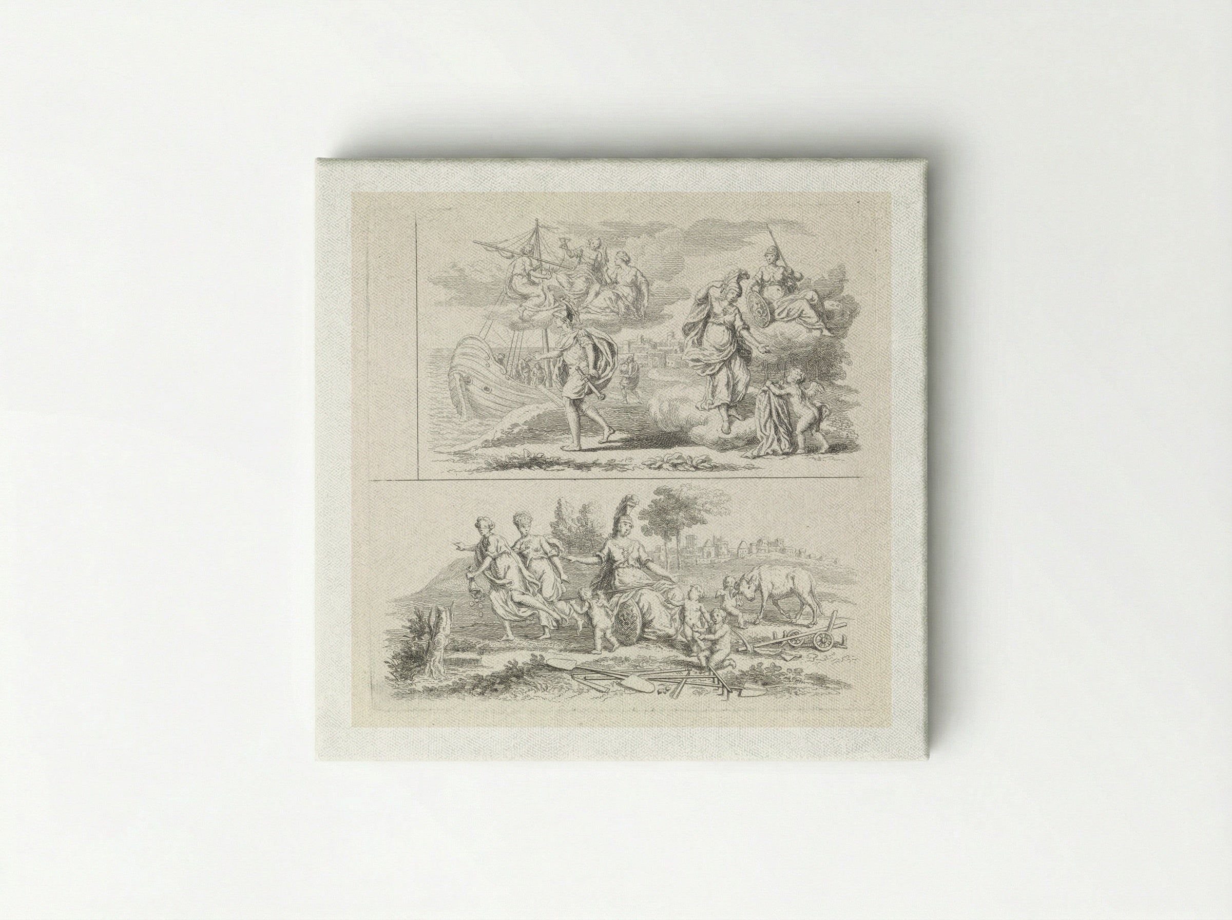 Twee voorstellingen met Minerva - Pieter Tanjé - Canvas
