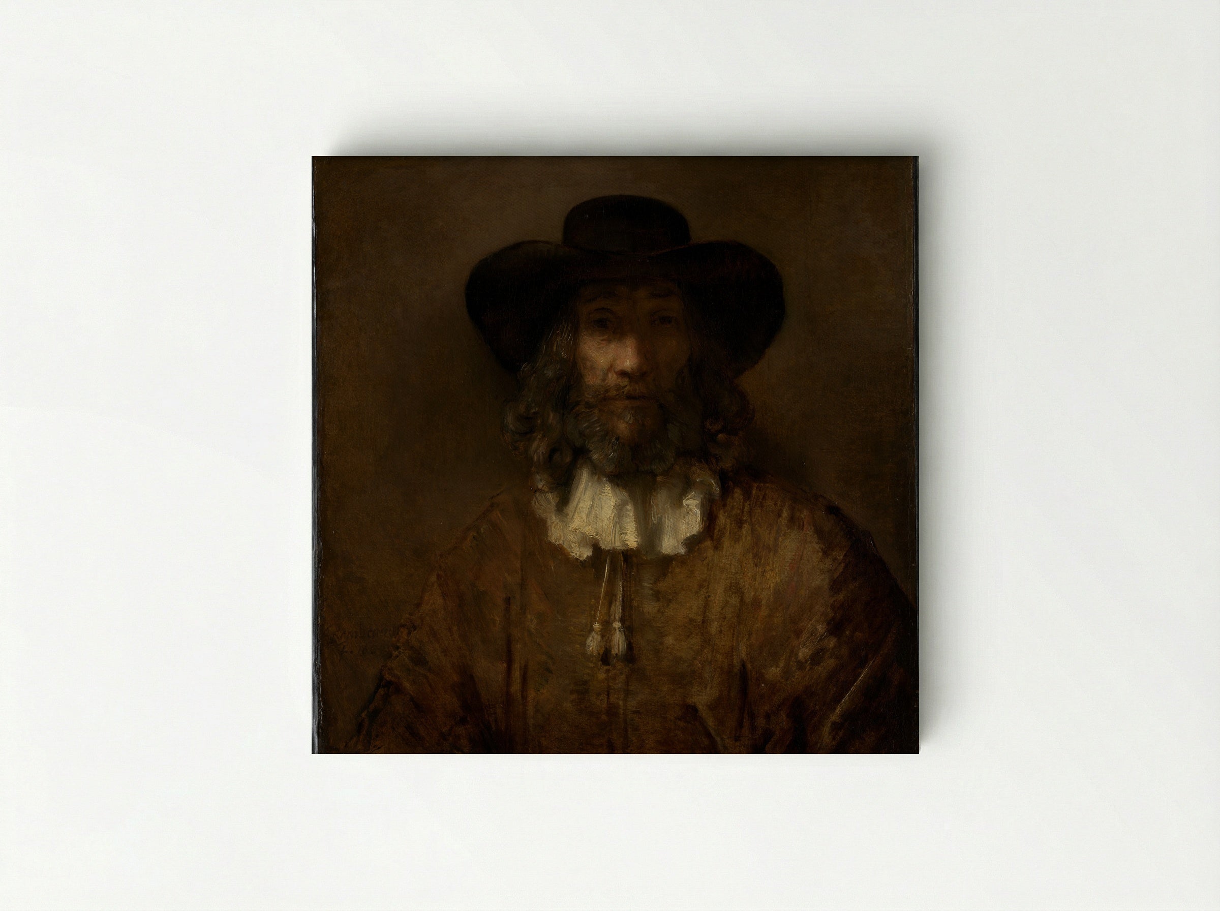 Man with a Beard - Rembrandt van Rijn - Canvas