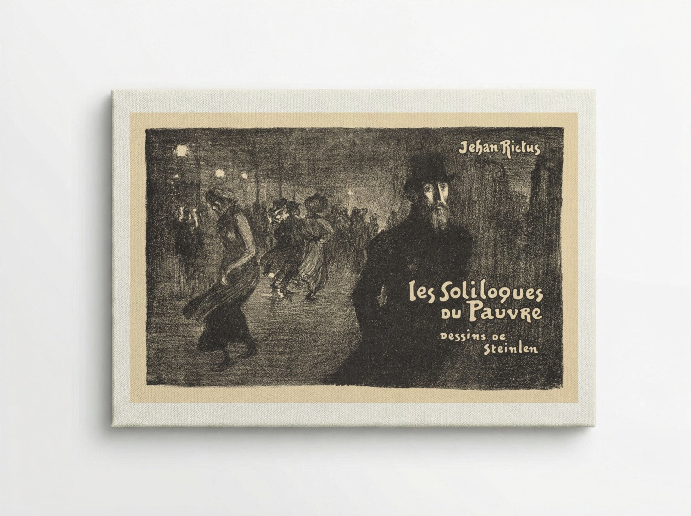 Les Soliloques du Pauvre - Théophile Alexandre Steinlen - Canvas