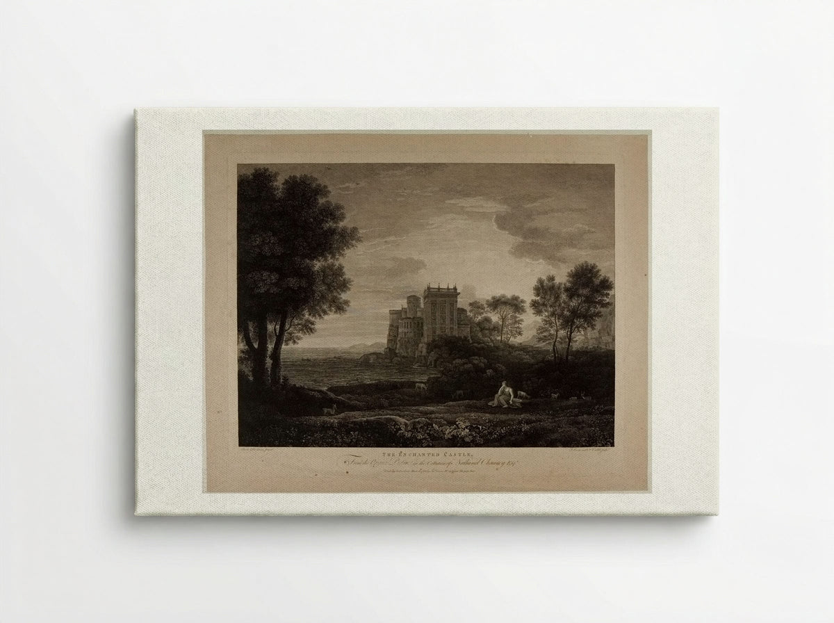 The Enchanted Castle - François Vivares - Canvas