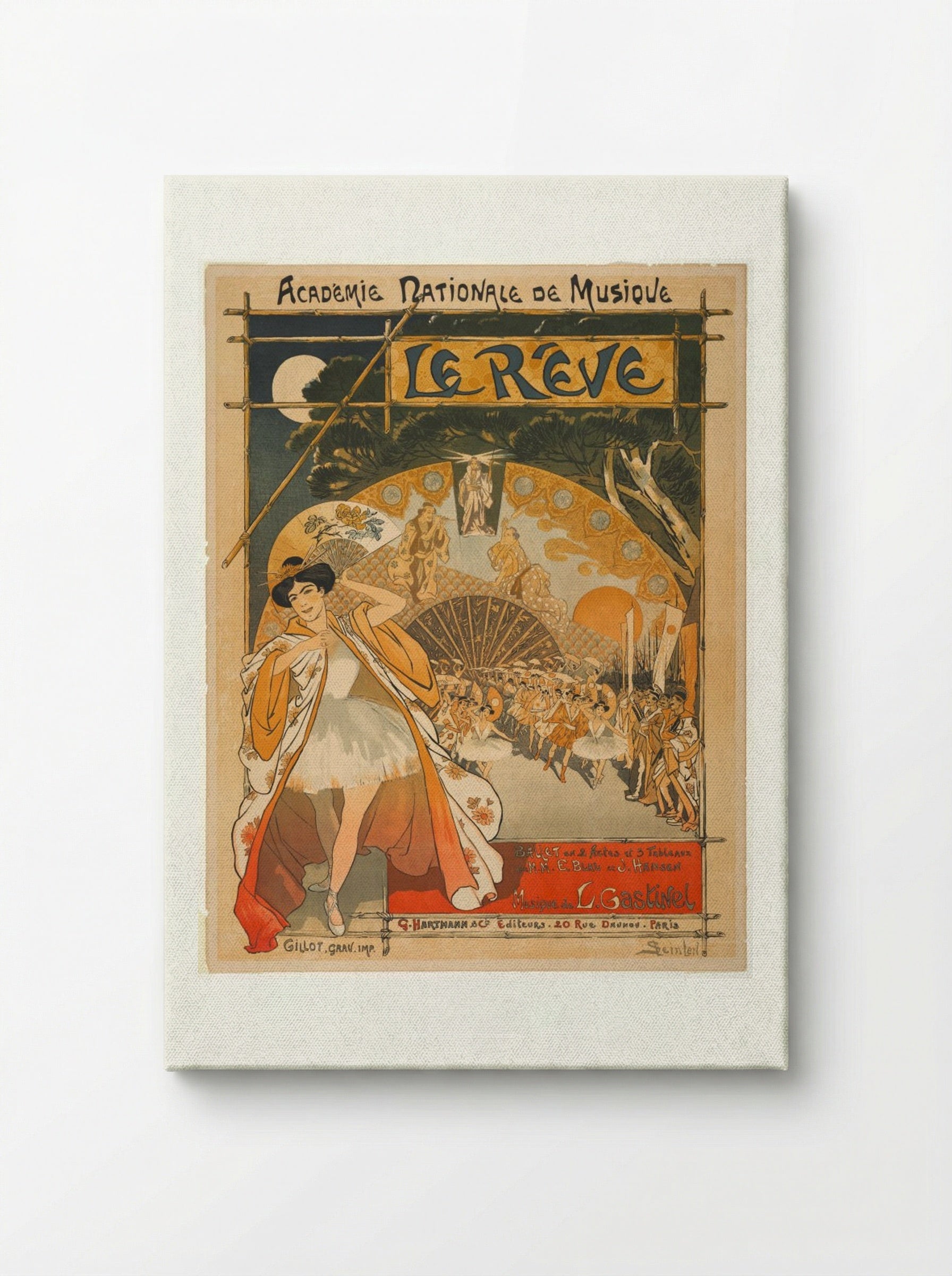 Le Rêve - Théophile Alexandre Steinlen - Canvas